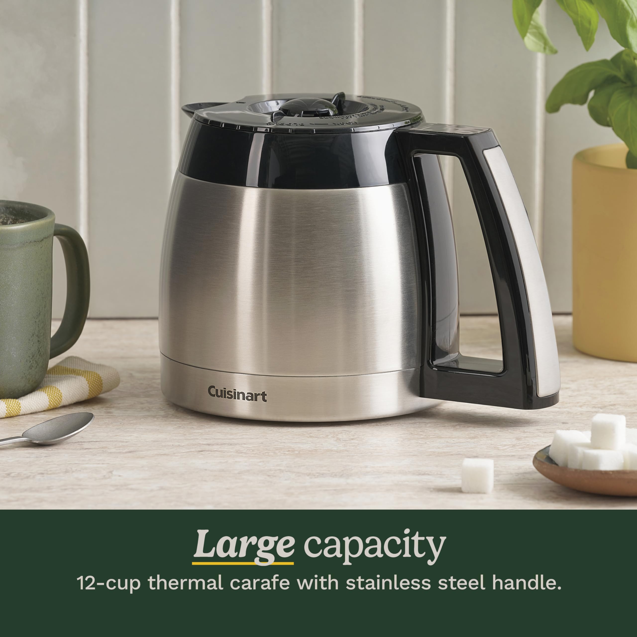 CUISINART 12-Cup Programmable Coffee Maker with Thermal Carafe