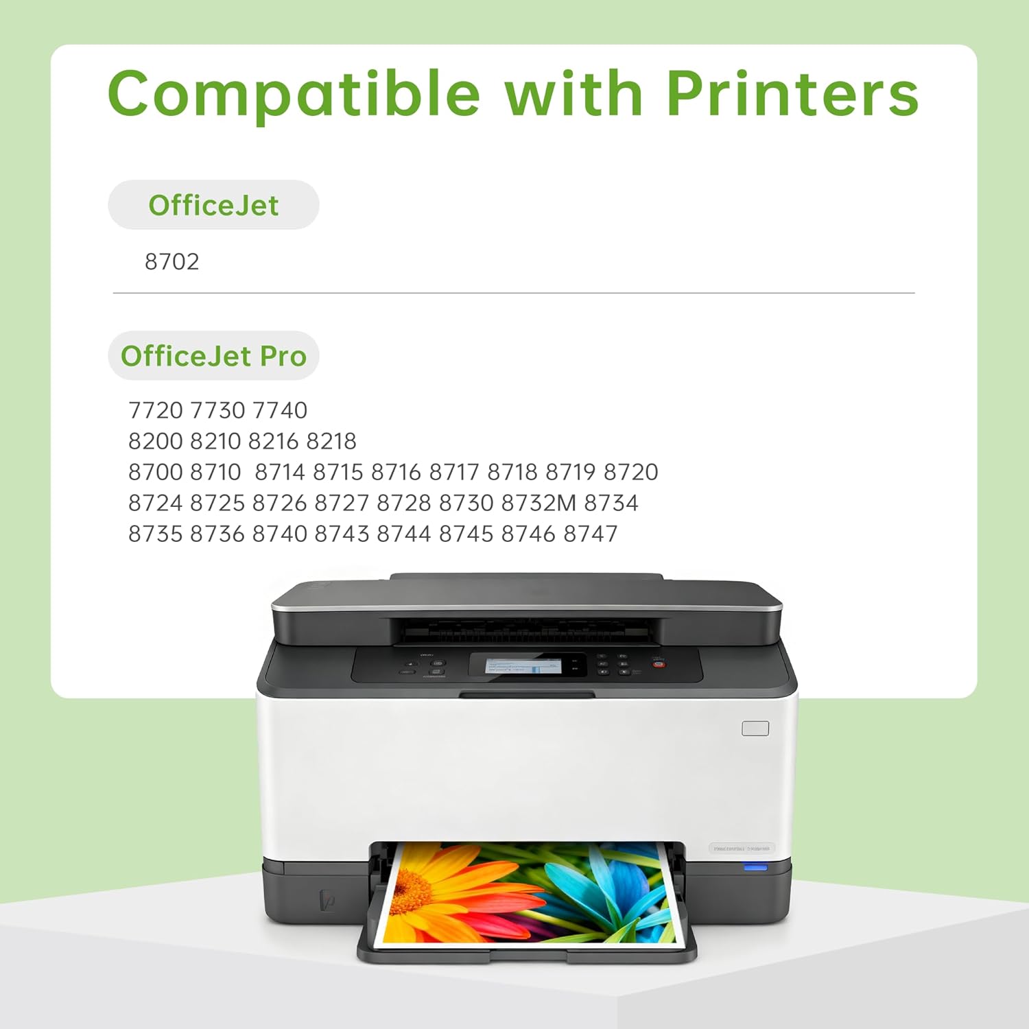 Compatible Ink Cartridges Replacement for HP 952XL 4 Combo Pack (Black/Cyan/Magenta/Yellow) Work for HP OfficeJet Pro 7720 7740 8210 8710 8720 8715 8740 OfficeJet 8702 Printers