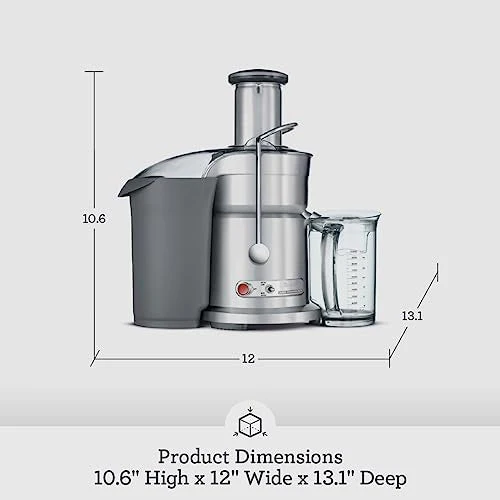 Breville 800JEXL Juice Fountain Elite, Brushed Stainless Steel: Electric Centrifugal Juicers: Home & Kitchen