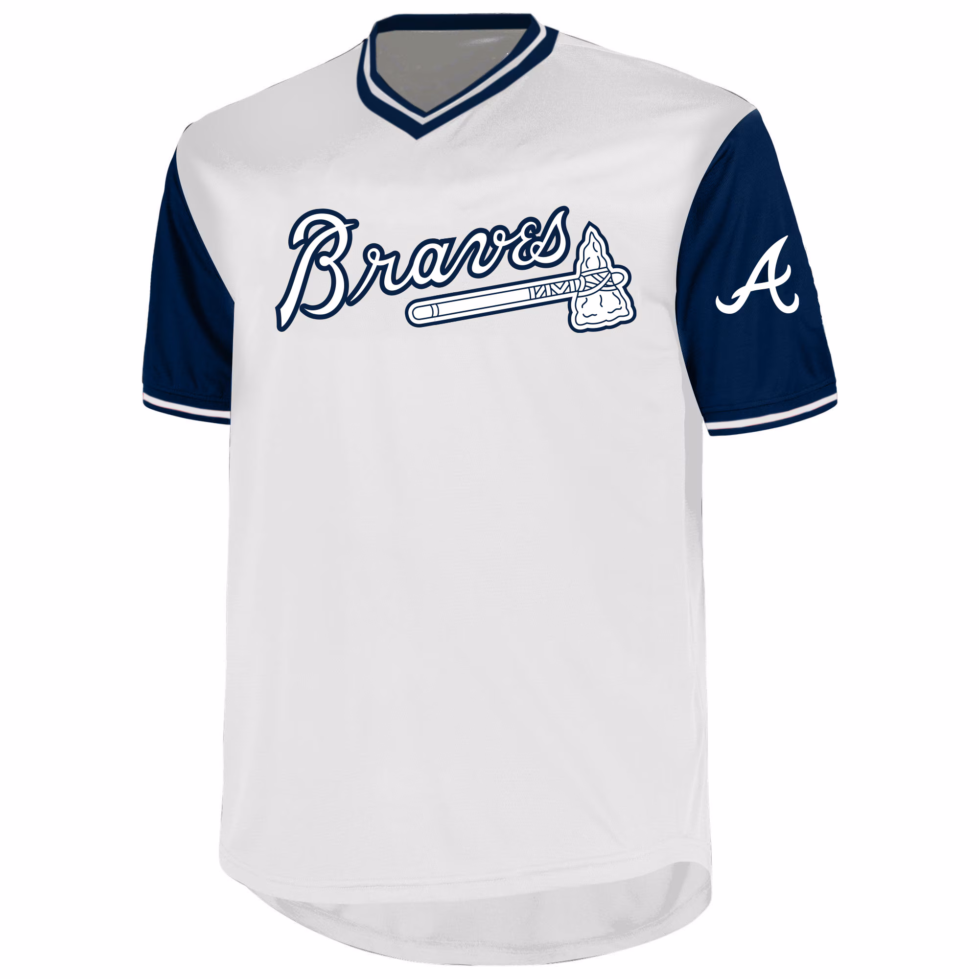 Ronald Acuña Jr. Atlanta Braves Profile Big & Tall Name & Number Jersey - White