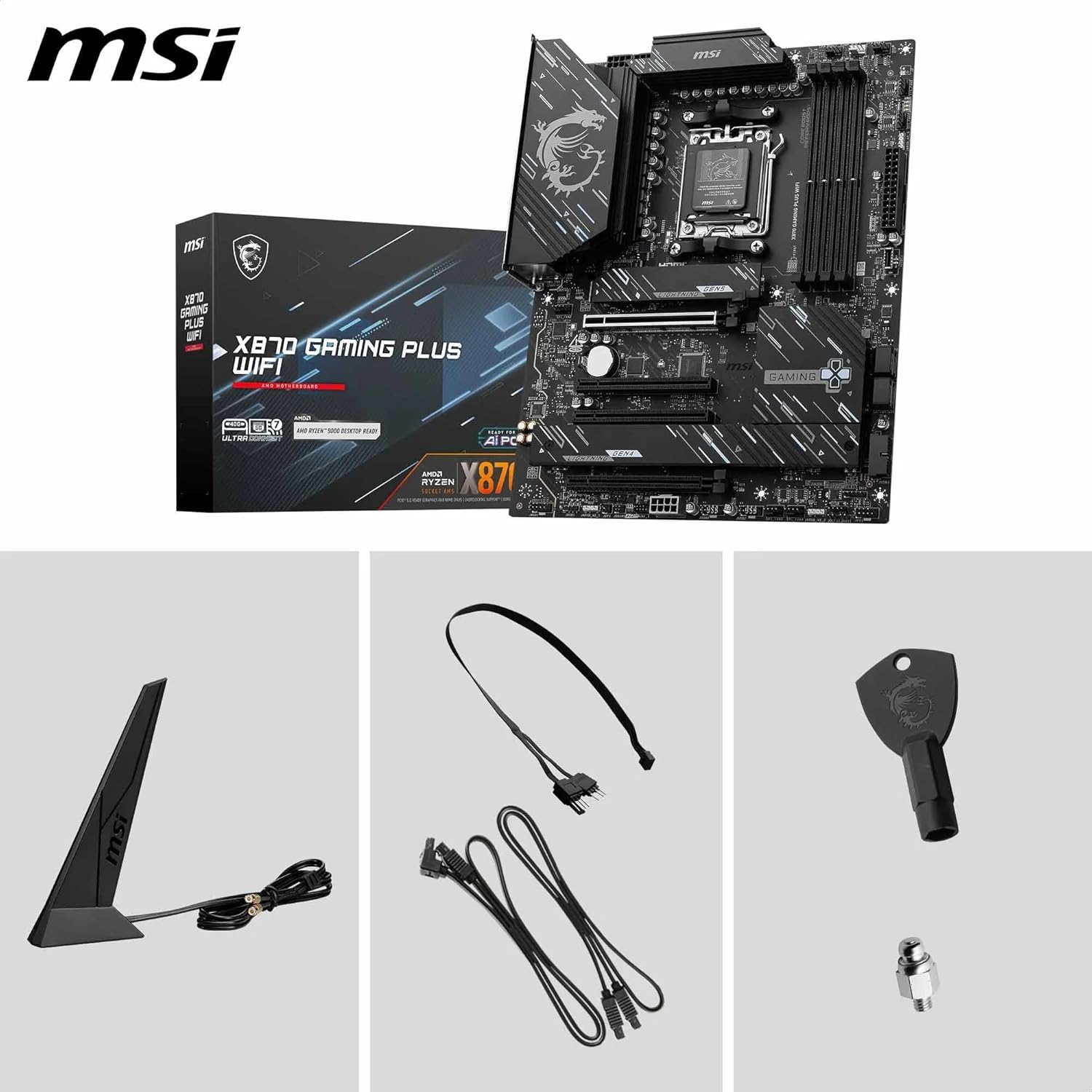 MSI X870 Gaming Plus WiFi Motherboard (Renewed)