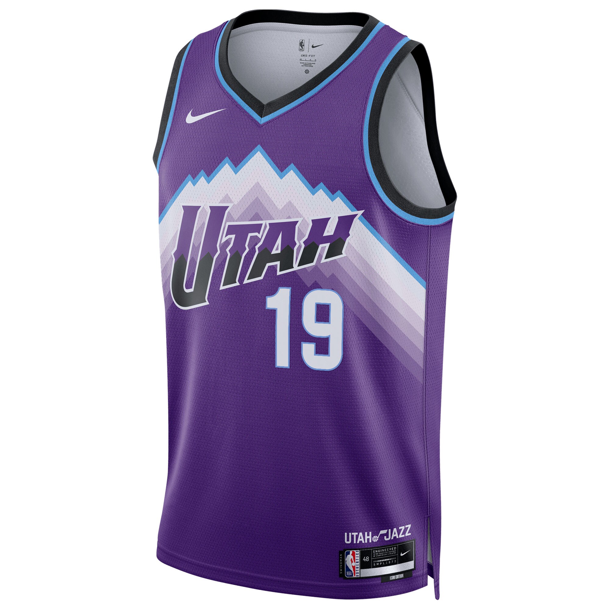 Ace Bailey Utah Jazz Nike Unisex Swingman Jersey - Icon Edition - Purple