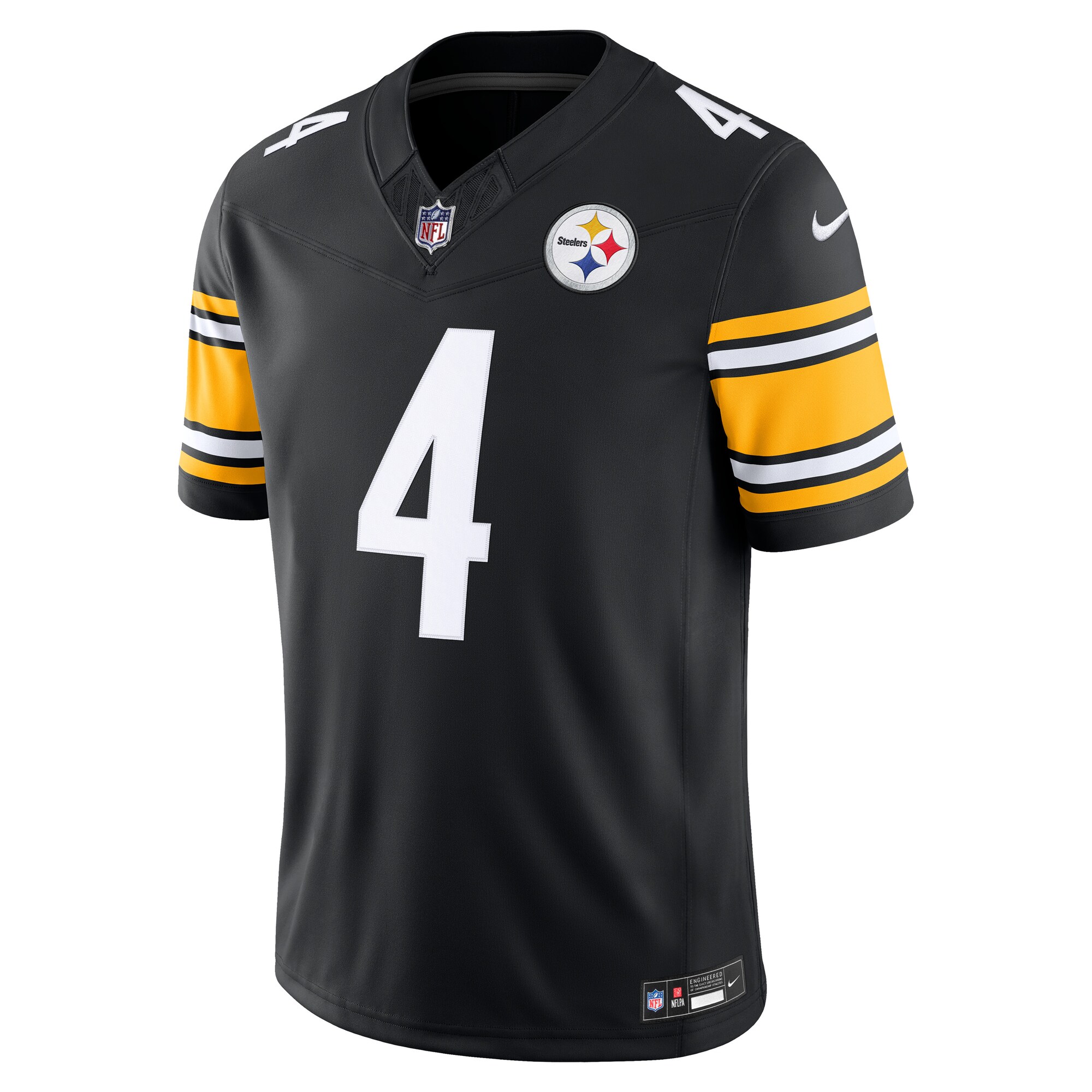DK Metcalf Pittsburgh Steelers Nike Vapor F.U.S.E. Stitched Limited Jersey - Black
