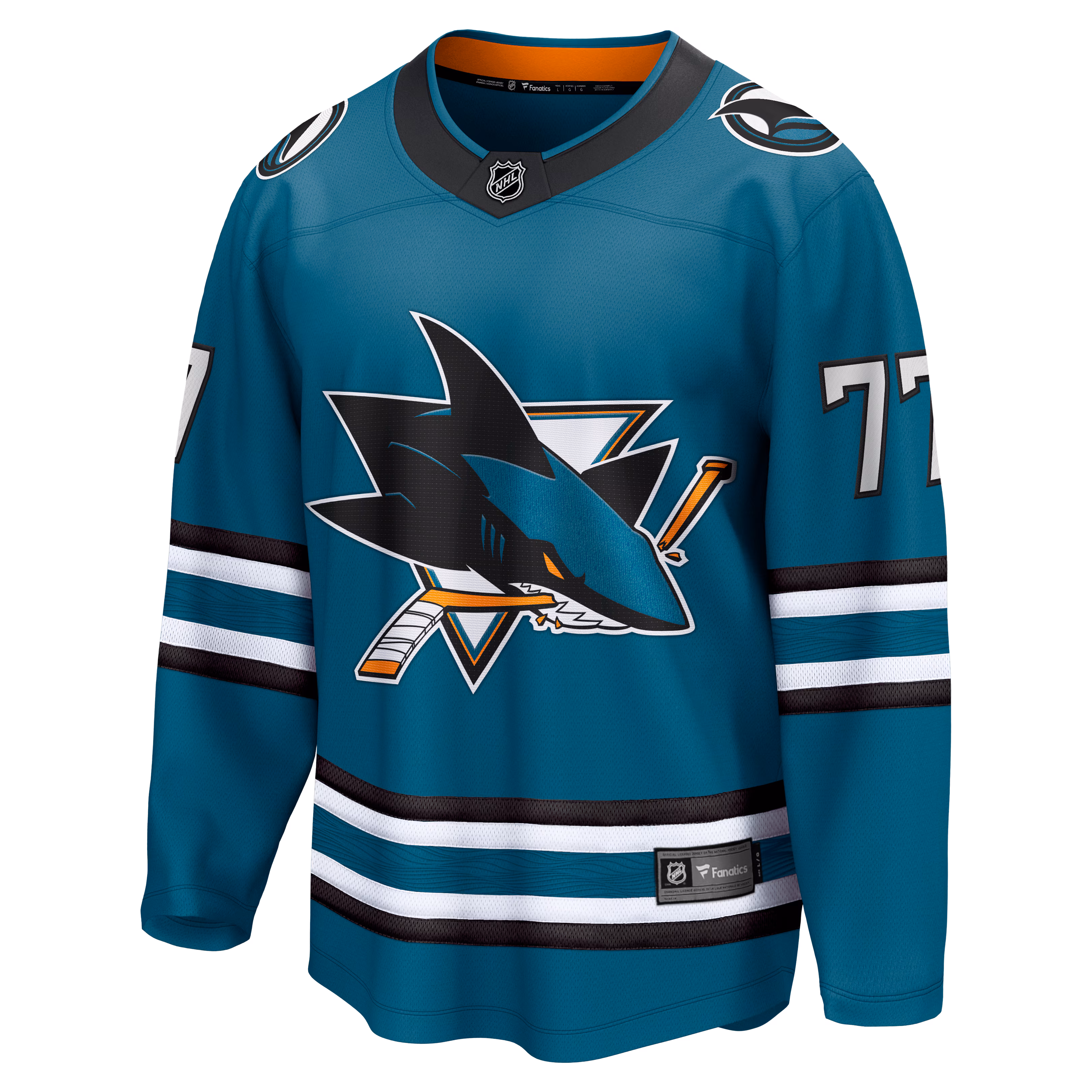 Michael Misa San Jose Sharks Fanatics Breakaway Jersey - Teal
