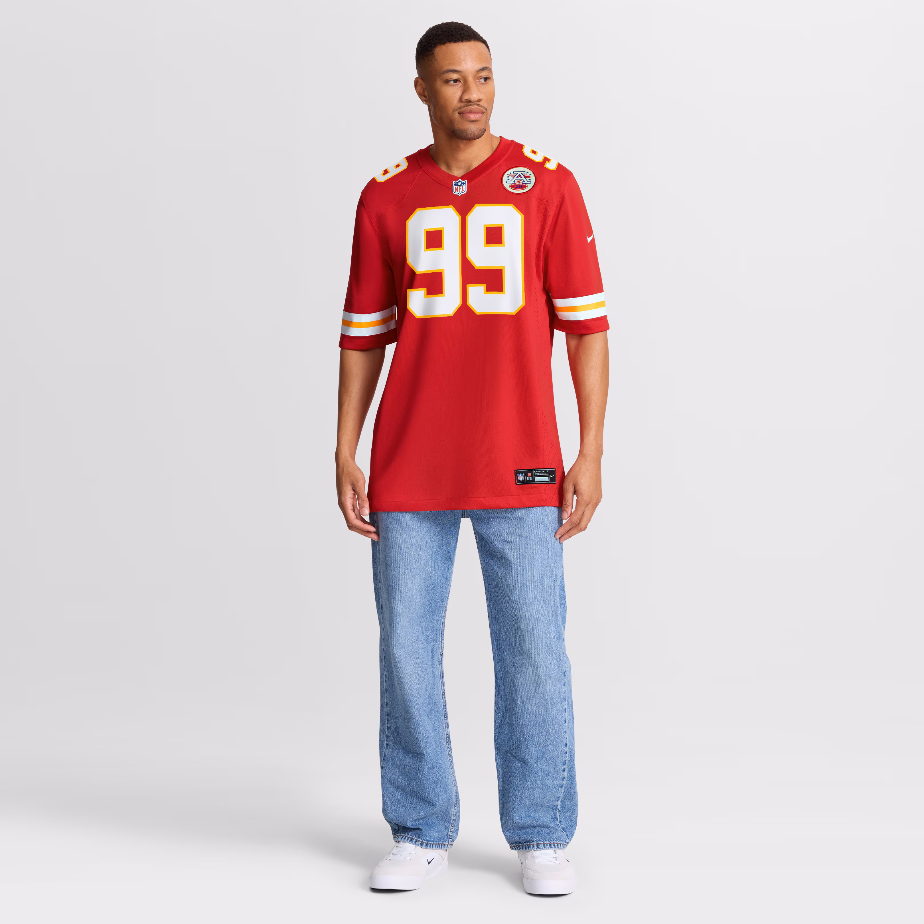 Peter Woods Kansas City Chiefs Nike 2026 NFL Draft First Round Pick No. 29 Team Game Jersey - Red