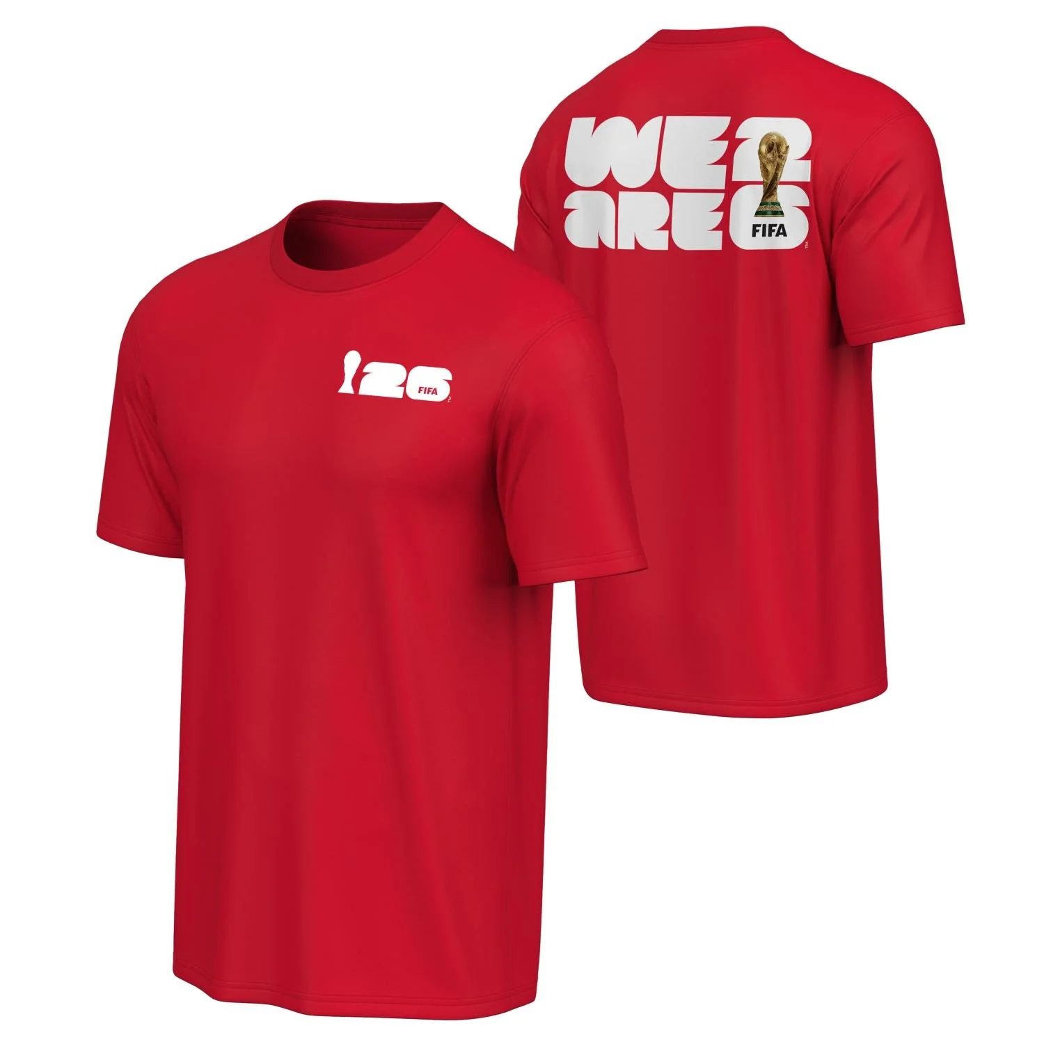 FIFA World Cup 2026™ 'We Are' 2026 Red T-Shirt - Unisex