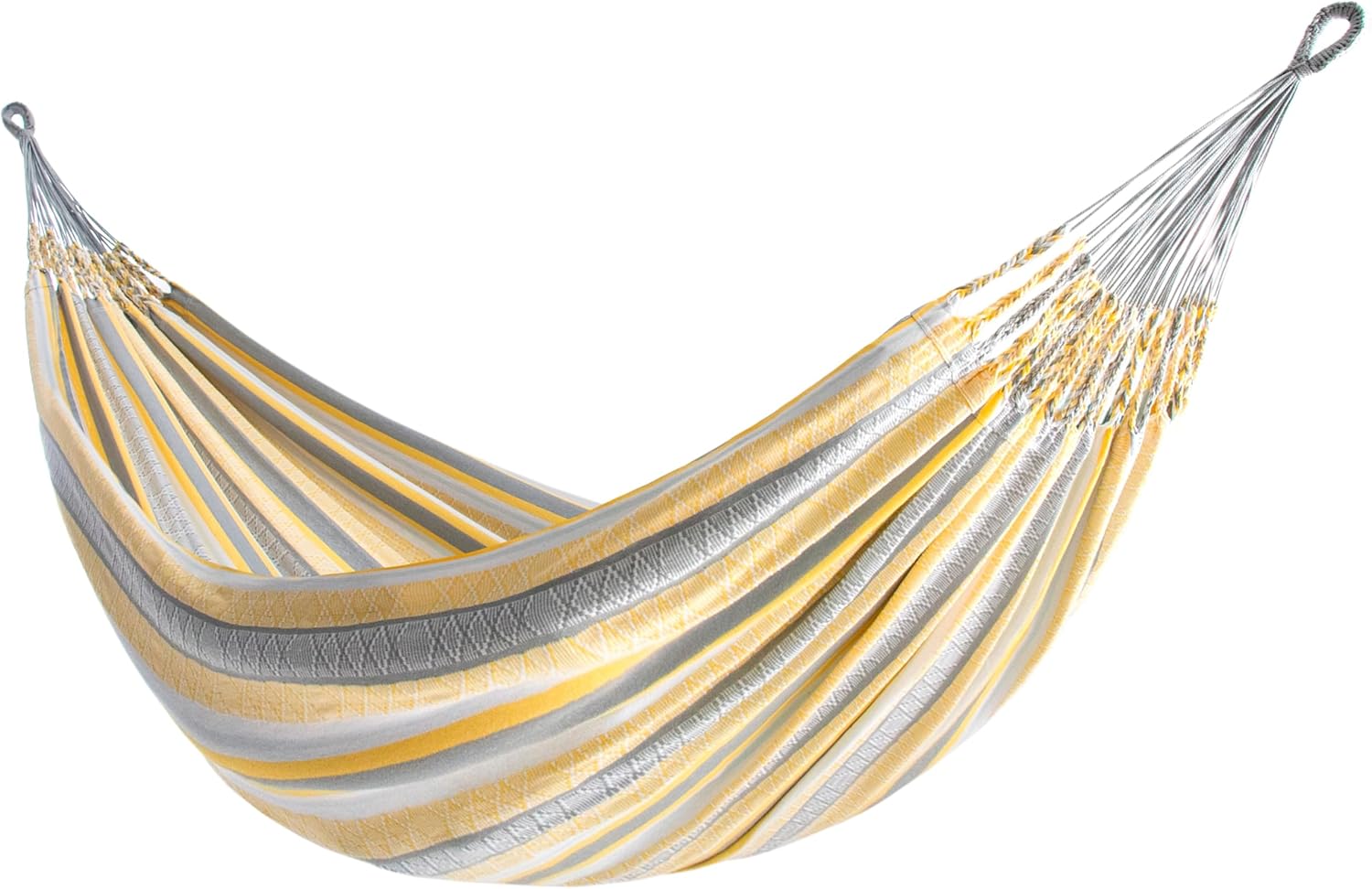 Vivere Latin Hammock Collection – Vibrant 100% Cotton Double Hammock, Supports 2 Adults - 450 lb Capacity (Solis)