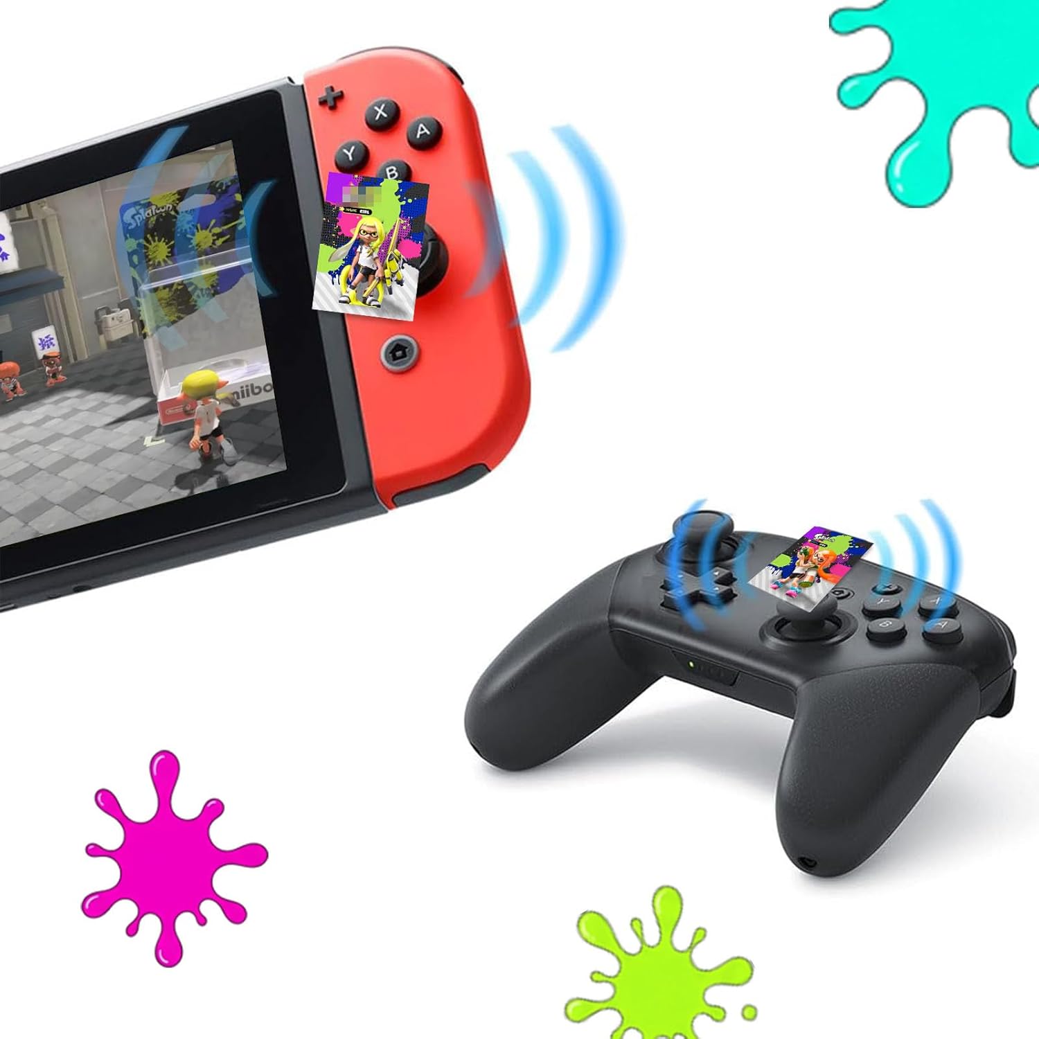 27Pcs NFC Mini Cards for Splat 3&2: Complete Set of 27 Unique Collectible Cards, Includes All Idols (Deep Cut, Off The Hook, Squid Sisters)
