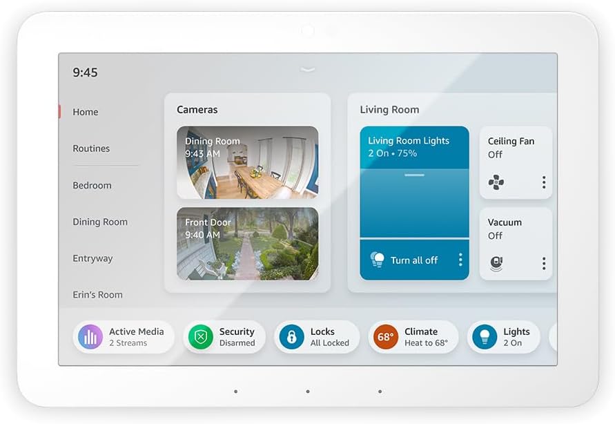 Amazon Echo Hub, 8” smart home control panel, Designed for Alexa+, Compatible with thousands of devices