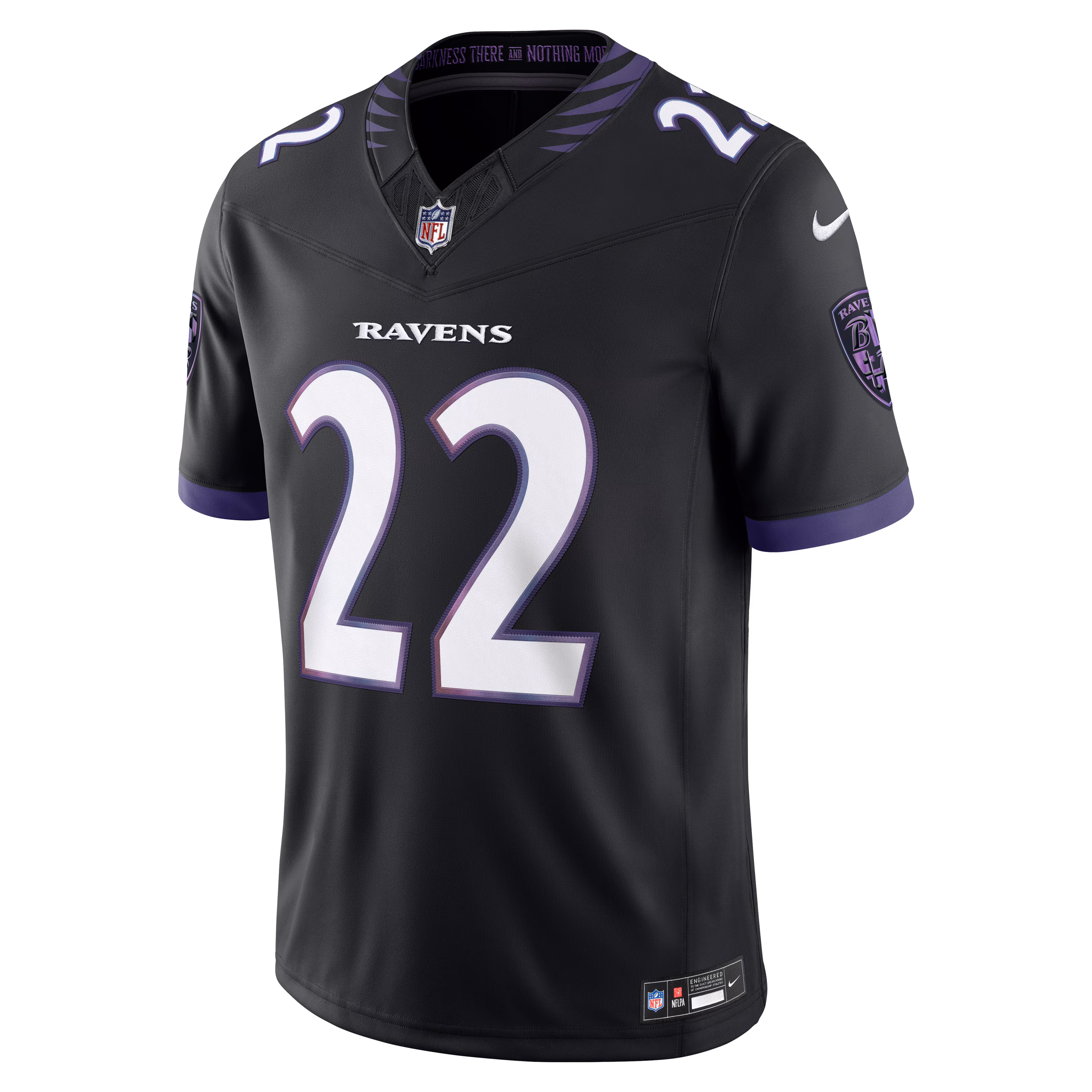 Derrick Henry Baltimore Ravens Nike Alternate Vapor F.U.S.E. Stitched Limited Jersey - Black