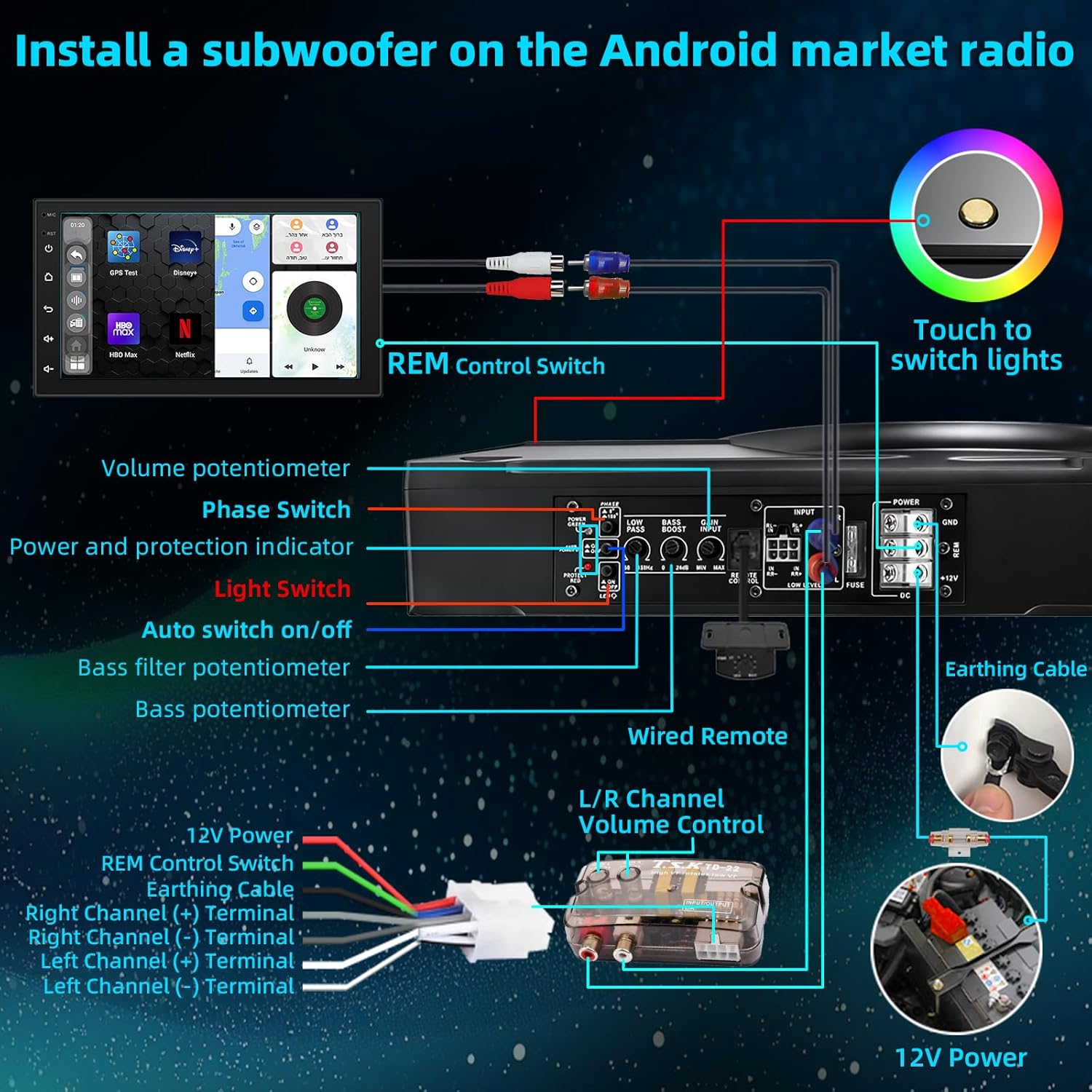 1600W Car Subwoofer, 10