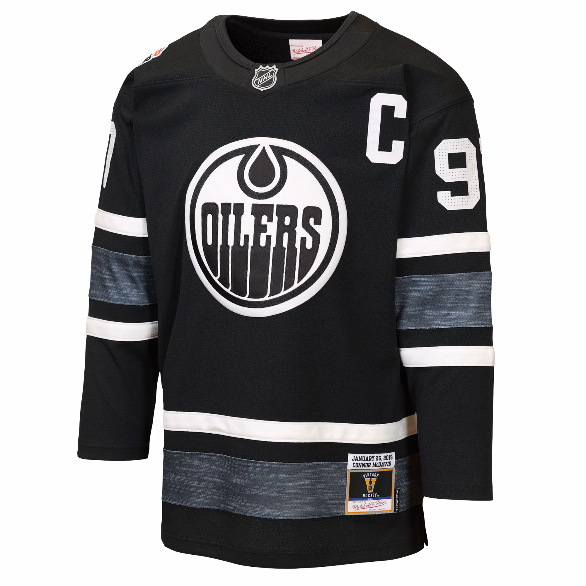 Connor McDavid Edmonton Oilers Mitchell & Ness Youth 2019 All-Star Game Power Play Jersey - Black