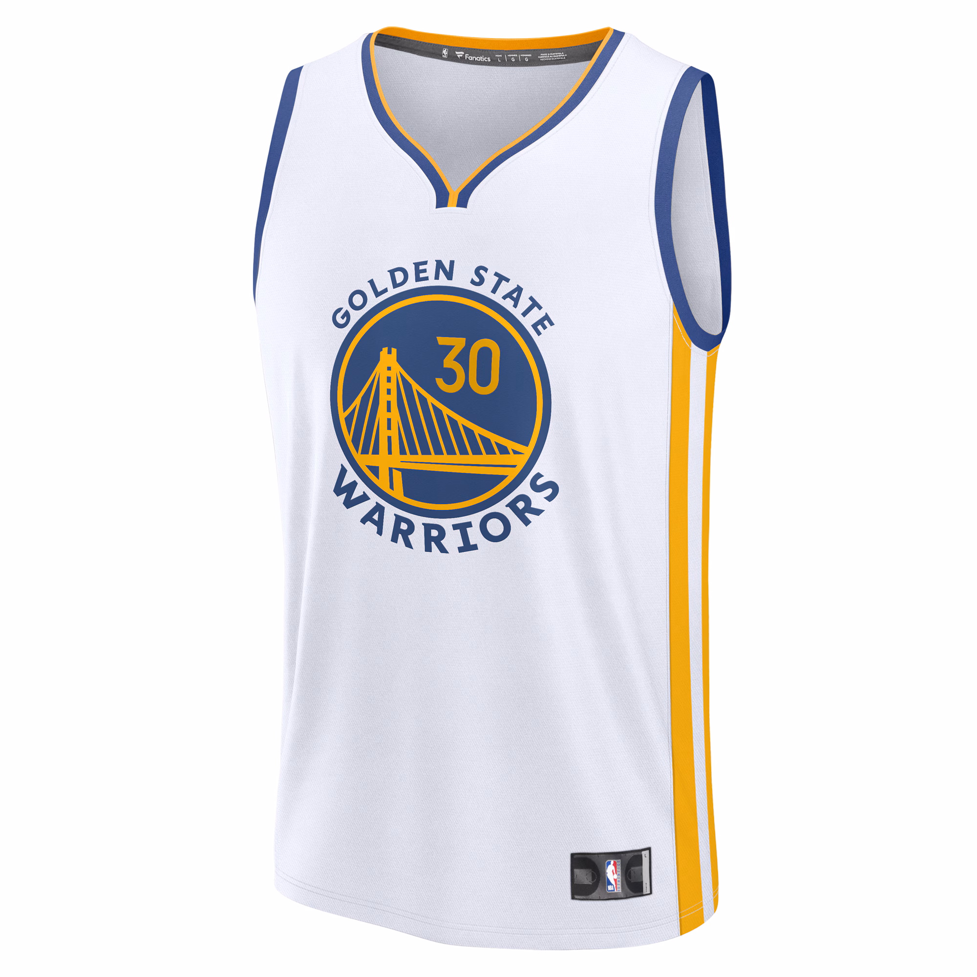 Stephen Curry Golden State Warriors Fanatics Fast Break Replica Jersey - Association Edition - White