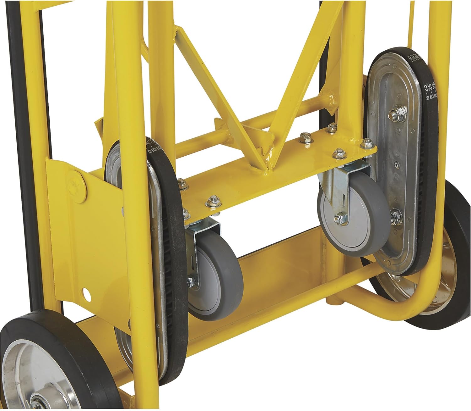Strongway Industrial Hand Truck – 1200 lb Capacity Heavy-Duty Appliance Dolly, Convertible 2/4-Wheel Design, 8