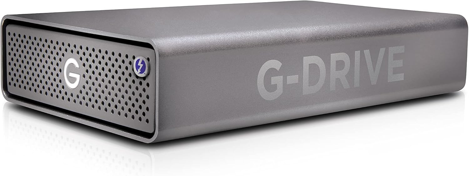SanDisk Professional 6TB G-DRIVE Enterprise-Class Desktop Hard Drive HDD, Ultrastar Drive Inside, USB-C (5Gbps), USB 3.2 Gen 1 - SDPH91G-006T-NBAAD