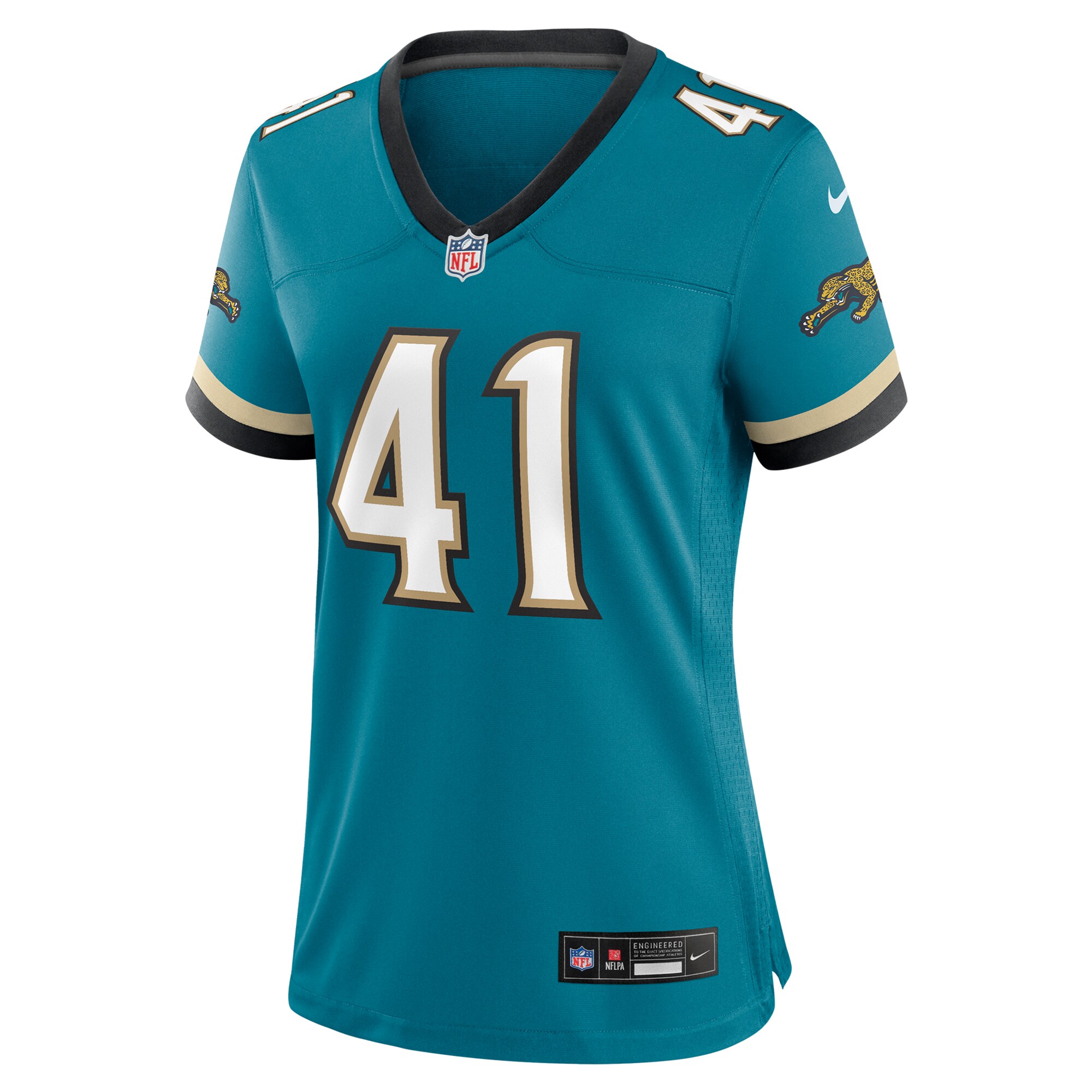 Josh Hines-Allen Jacksonville Jaguars Nike Women's Prowler Throwback Game Jersey - Teal
