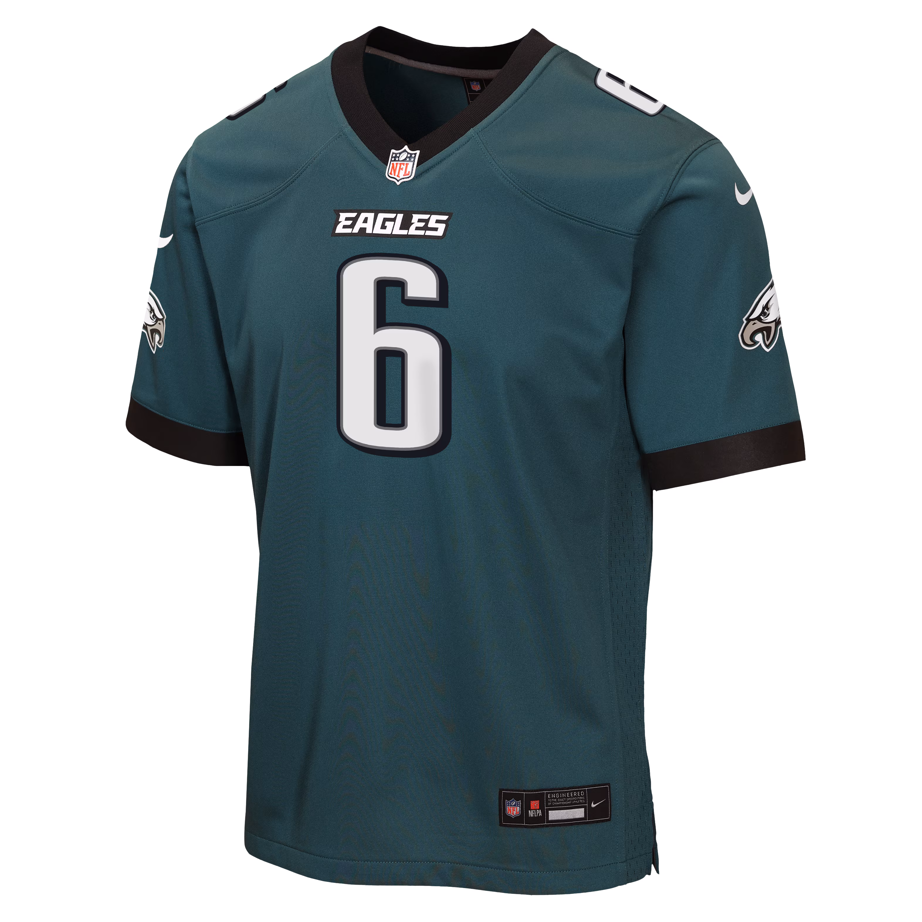 DeVonta Smith Philadelphia Eagles Nike Youth Team Game Jersey - Midnight Green