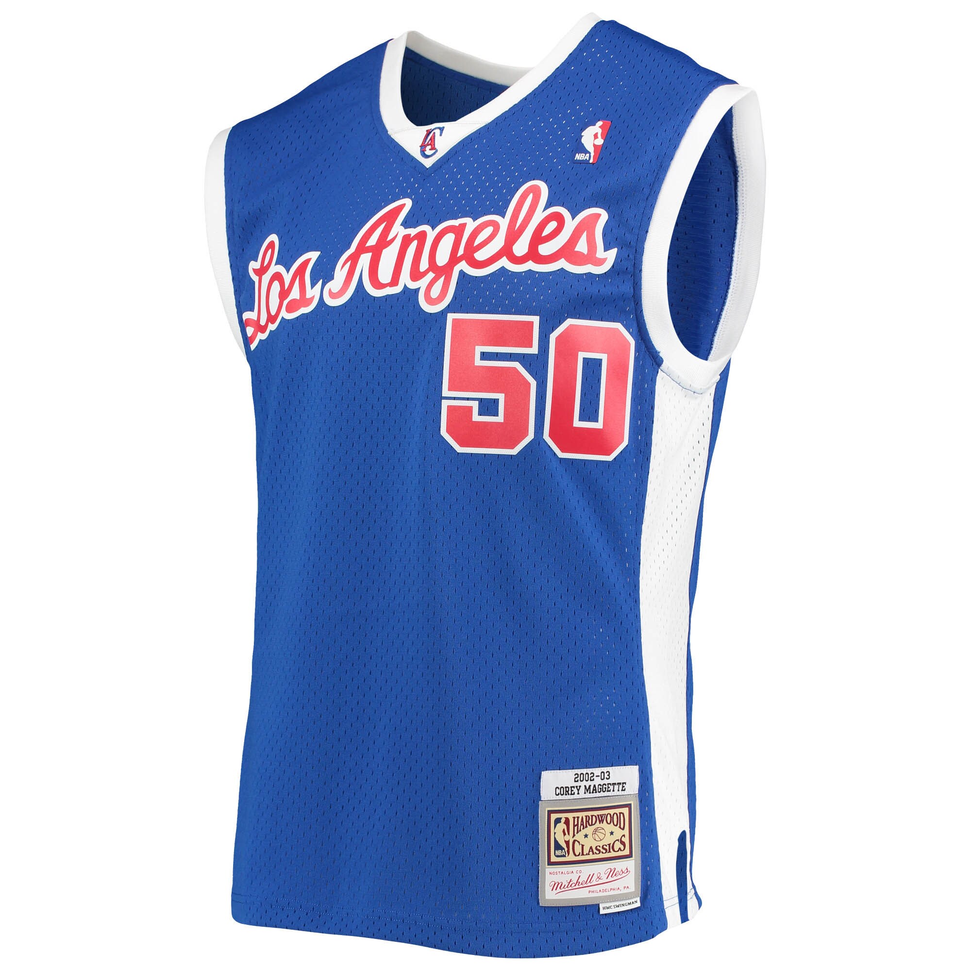 Corey Maggette LA Clippers Mitchell & Ness 2002/03 Hardwood Classics Swingman Jersey - Royal