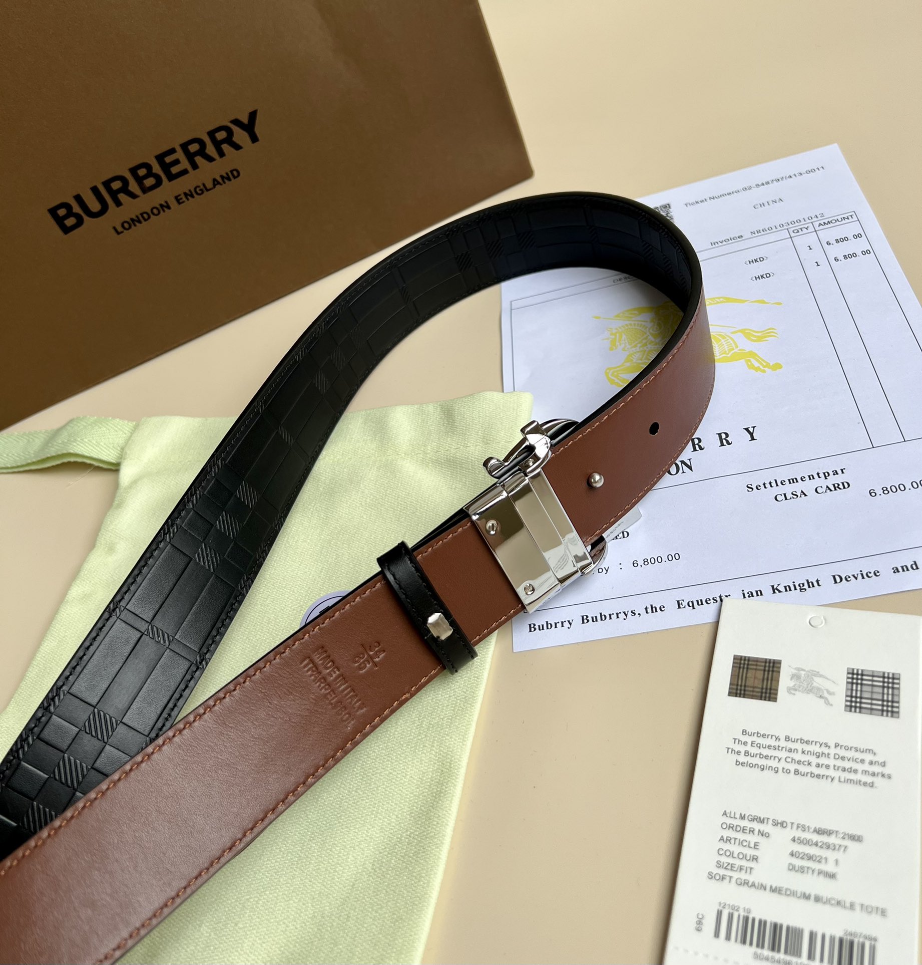 Burberry belt-16