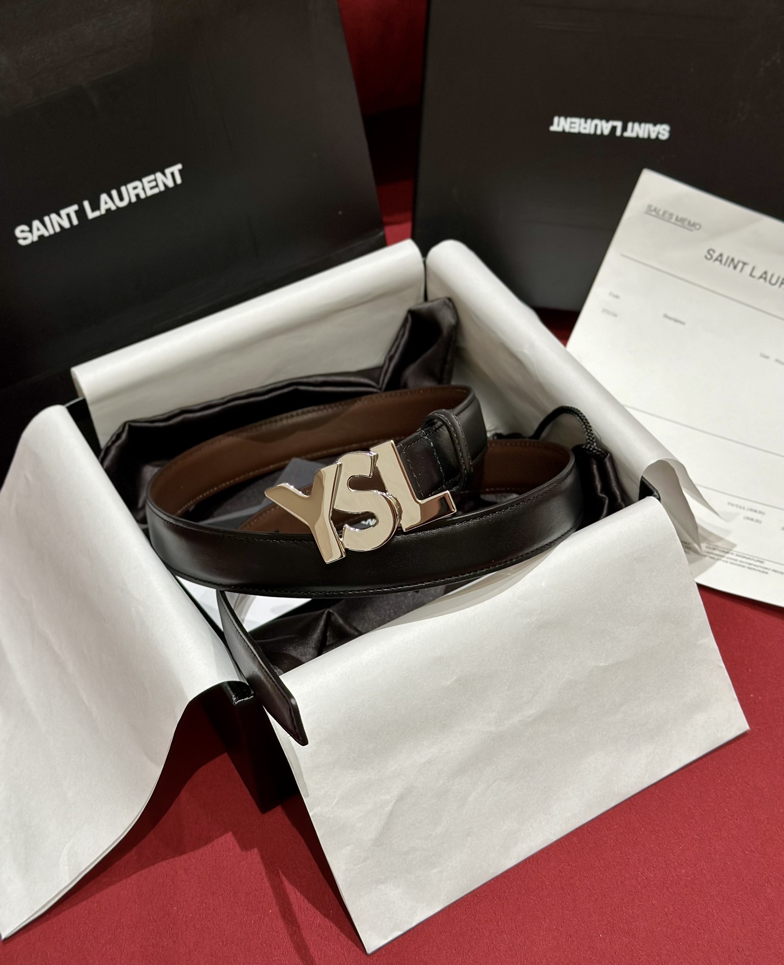 YSL belt-55