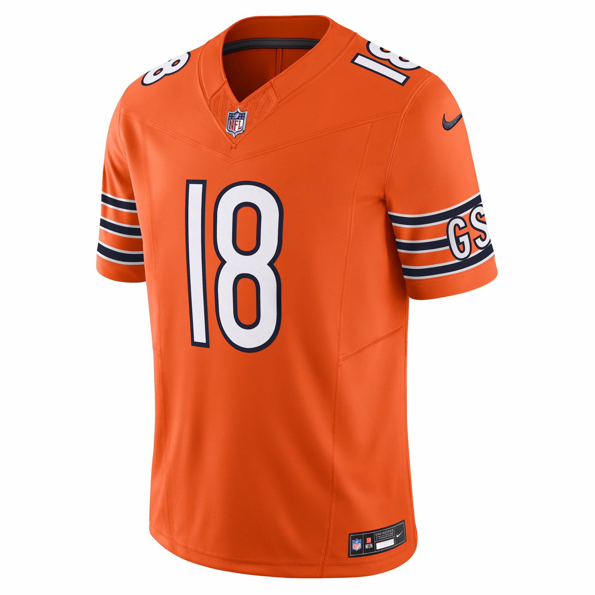 Caleb Williams Chicago Bears Nike Vapor F.U.S.E. Limited Jersey - Orange