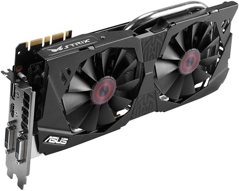 ASUS STRIX GeForce GTX 970 Overclocked 4 GB DDR5 256-bit DisplayPort HDMI 2.0 DVI-I Graphics Card (Renewed)