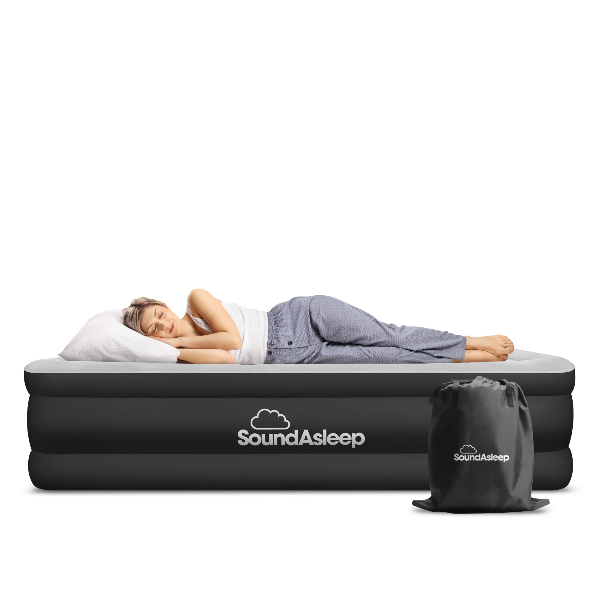 SOUNDASLEEP PRODUCTS SoundAsleep Dream Series Queen Air Mattress with Pump
