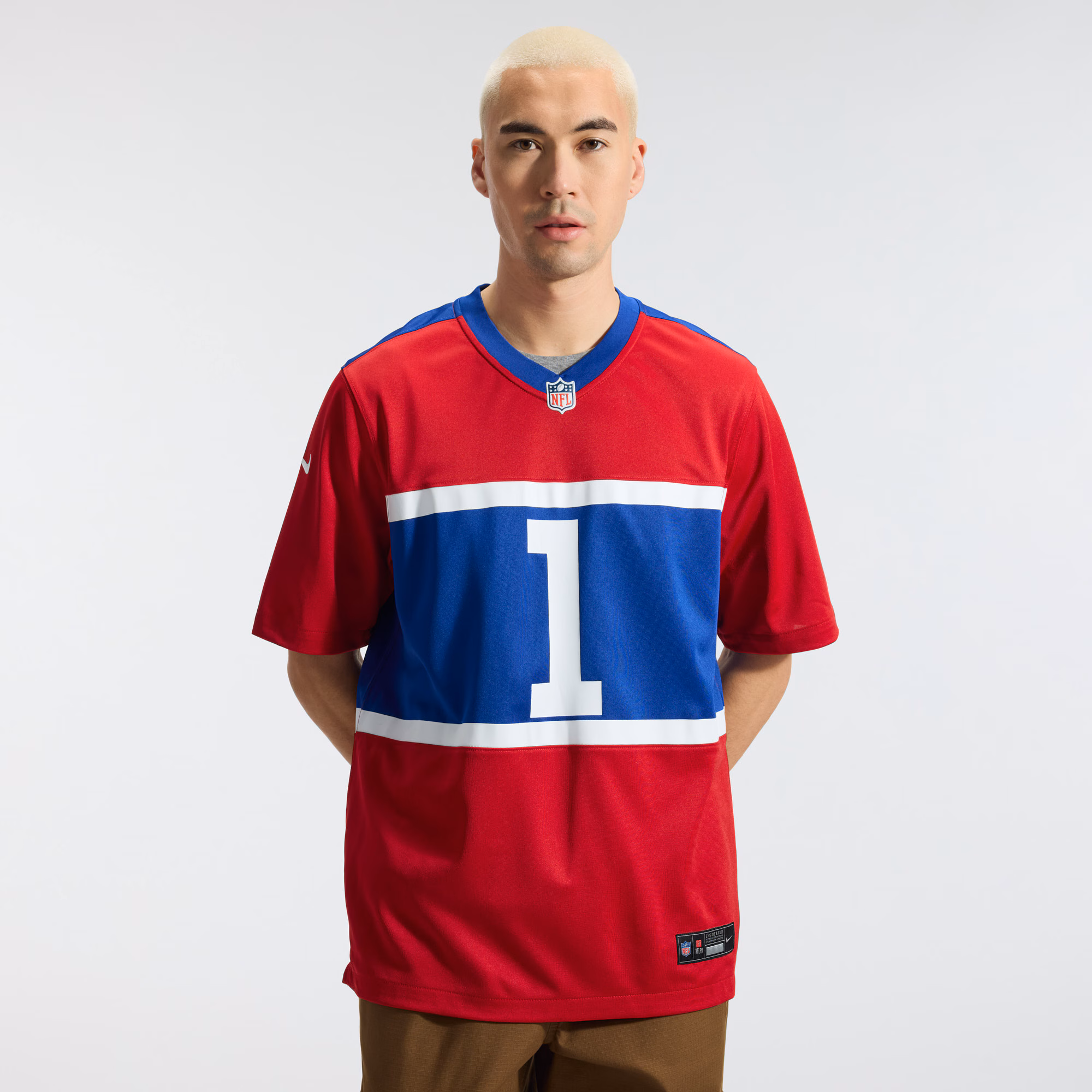 Malik Nabers New York Giants Nike Alternate Game Jersey - Century Red