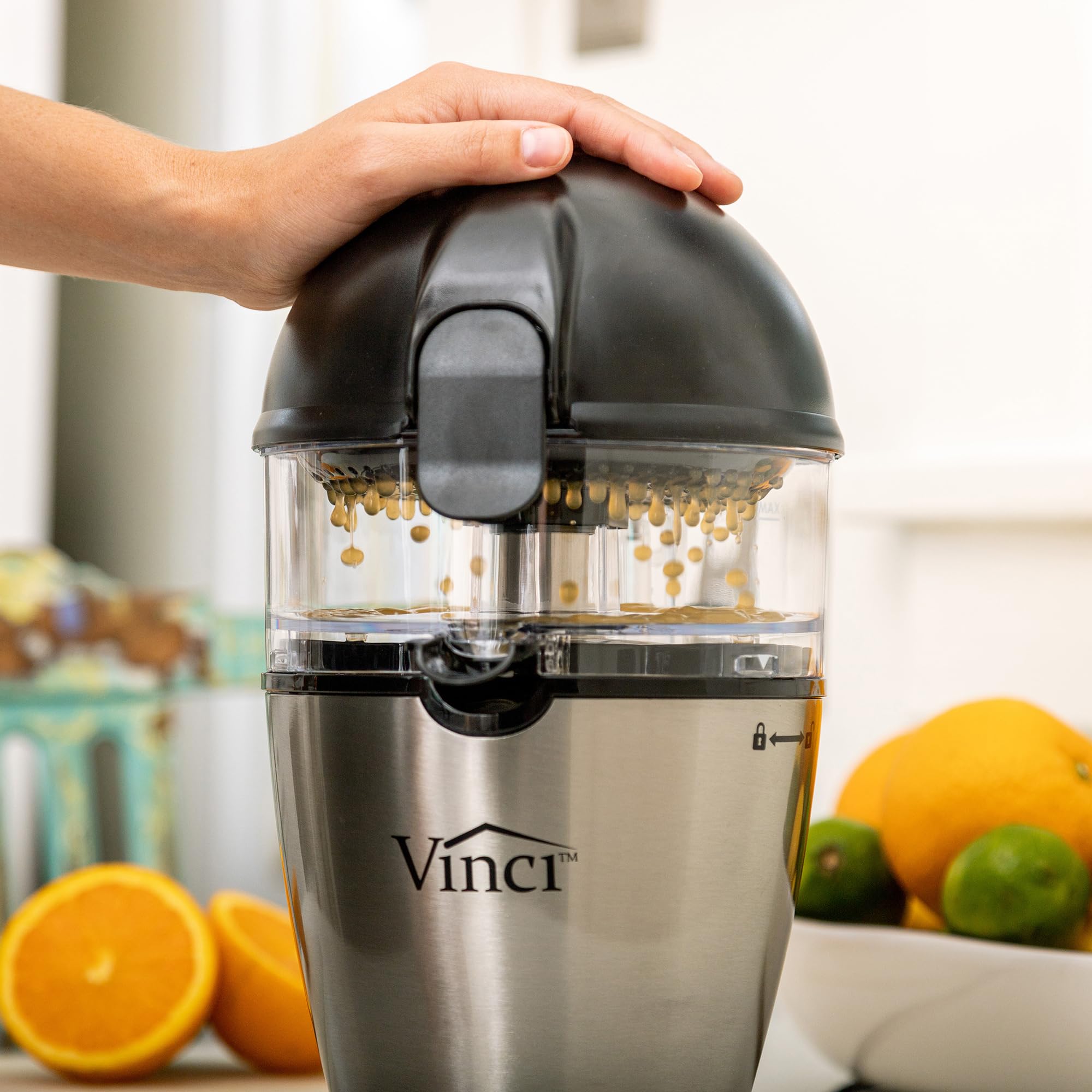 VINCI Hands Free Electric Citrus Juicer - Easy Clean Squeezer