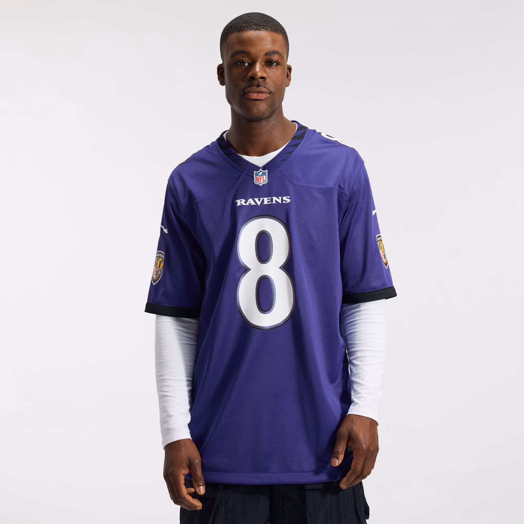 Lamar Jackson Baltimore Ravens Nike Team Game Jersey - Purple