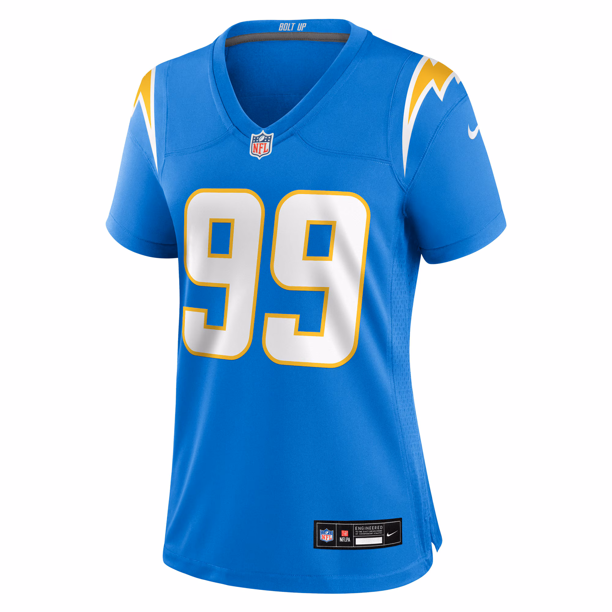 Jamaree Caldwell Los Angeles Chargers Nike Women's Team Game Jersey -  Powder Blue