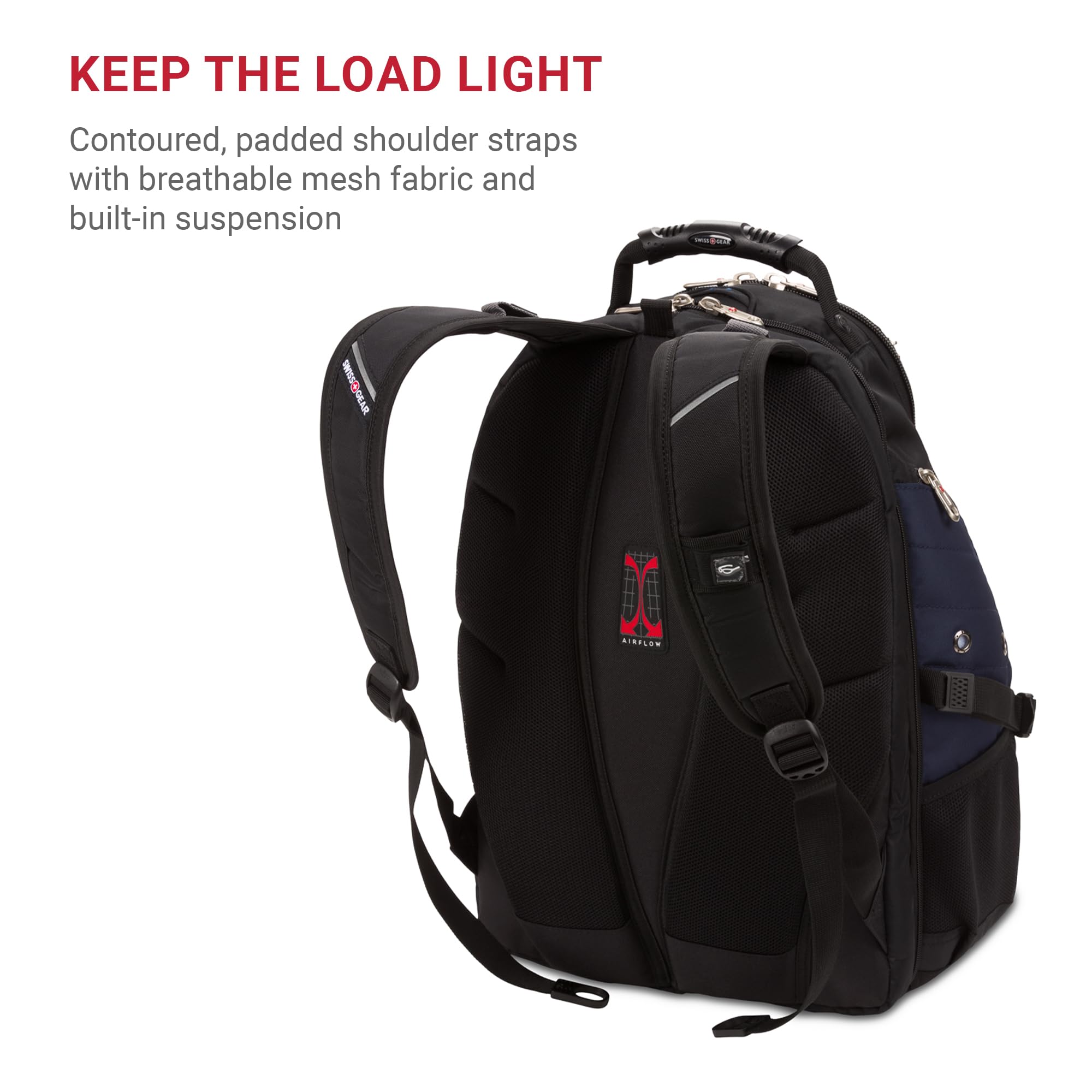 SWISSGEAR 1900 ScanSmart TSA Laptop Backpack - RFID, 17