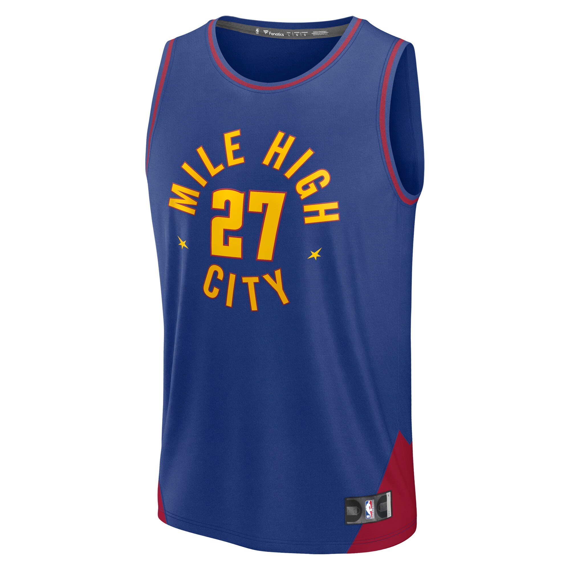 Jamal Murray Denver Nuggets Fanatics Fast Break Replica Player Jersey - Statement Edition - Blue