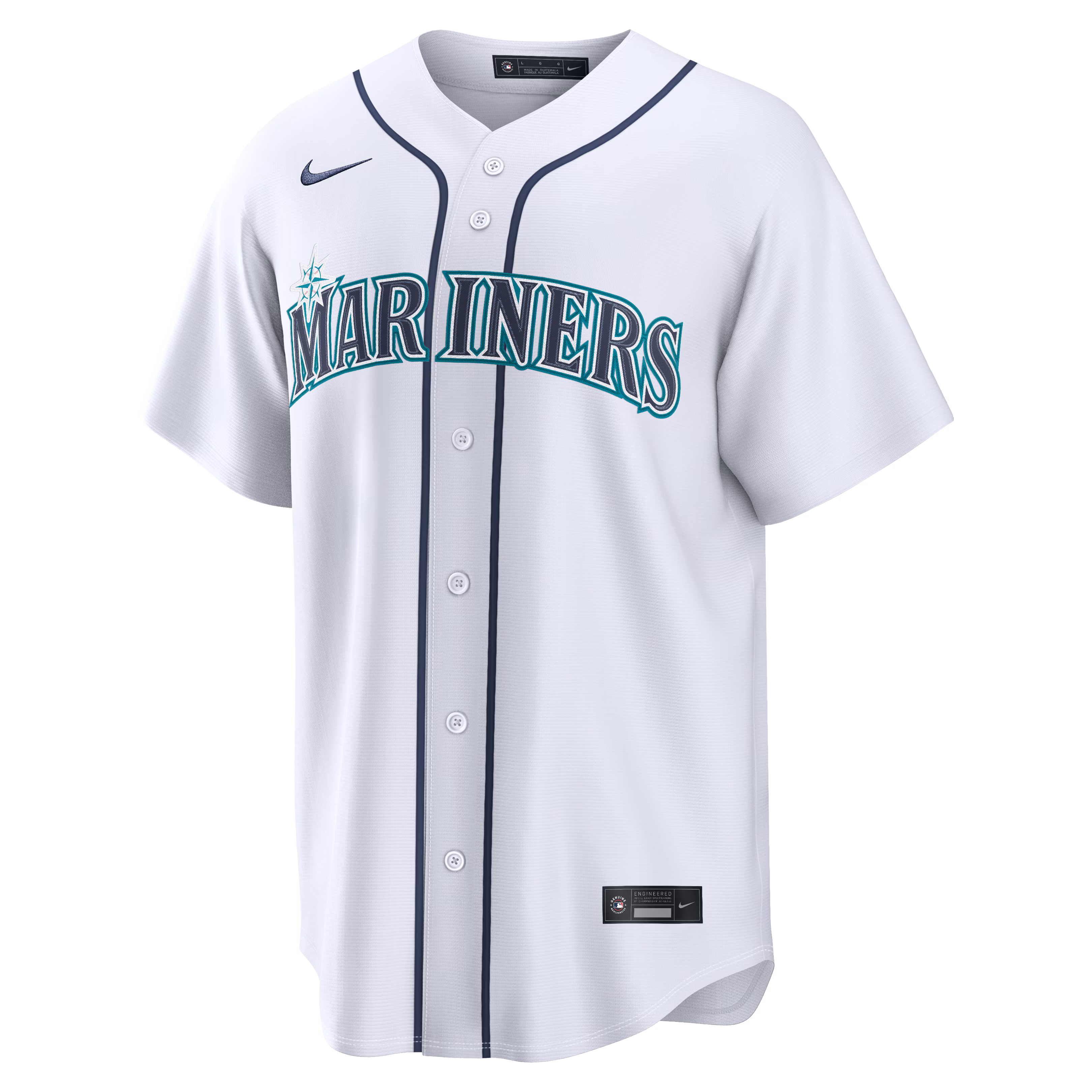 Cal Raleigh Seattle Mariners Nike Home Replica Jersey - White