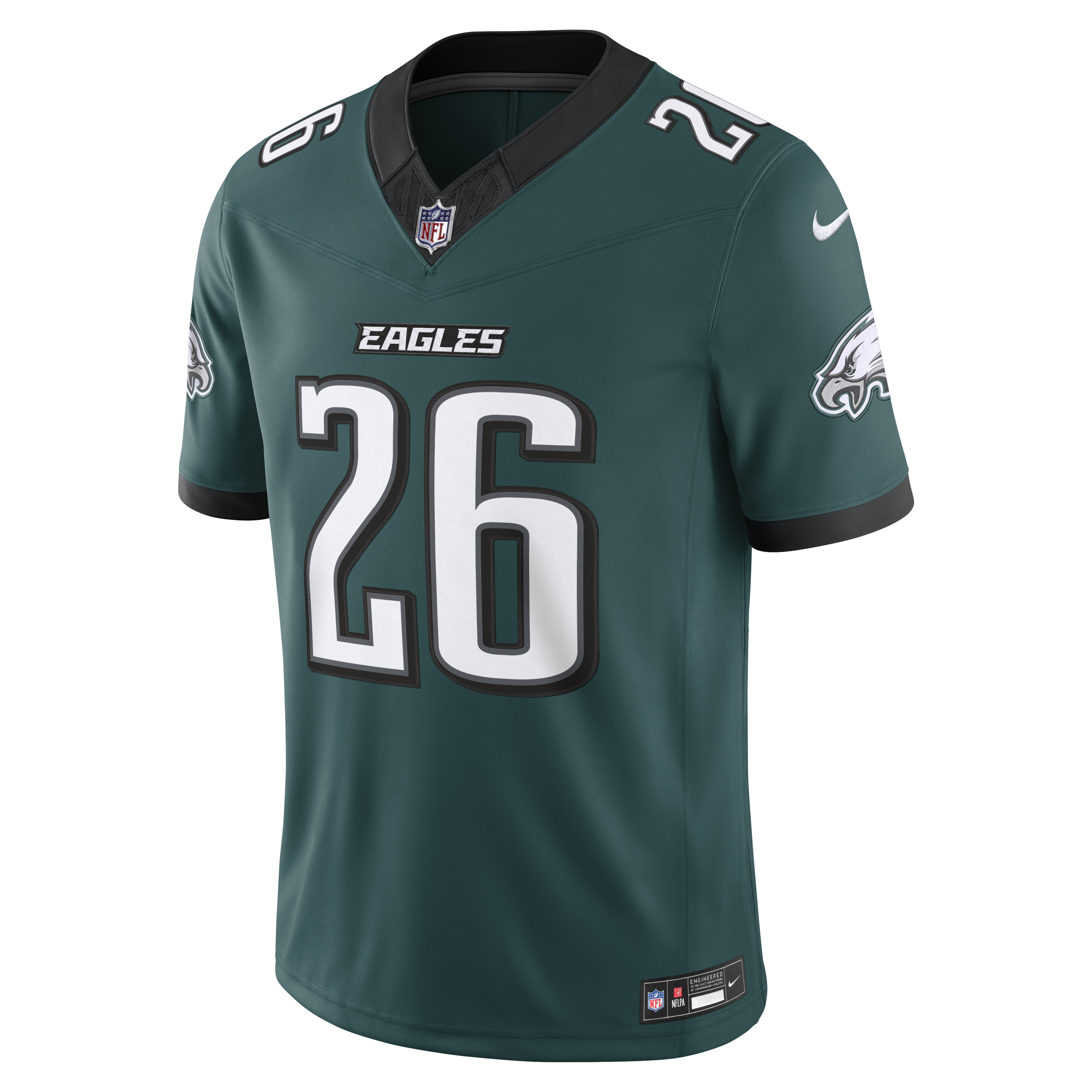 Saquon Barkley Philadelphia Eagles Nike Vapor F.U.S.E. Stitched Limited Jersey - Midnight Green