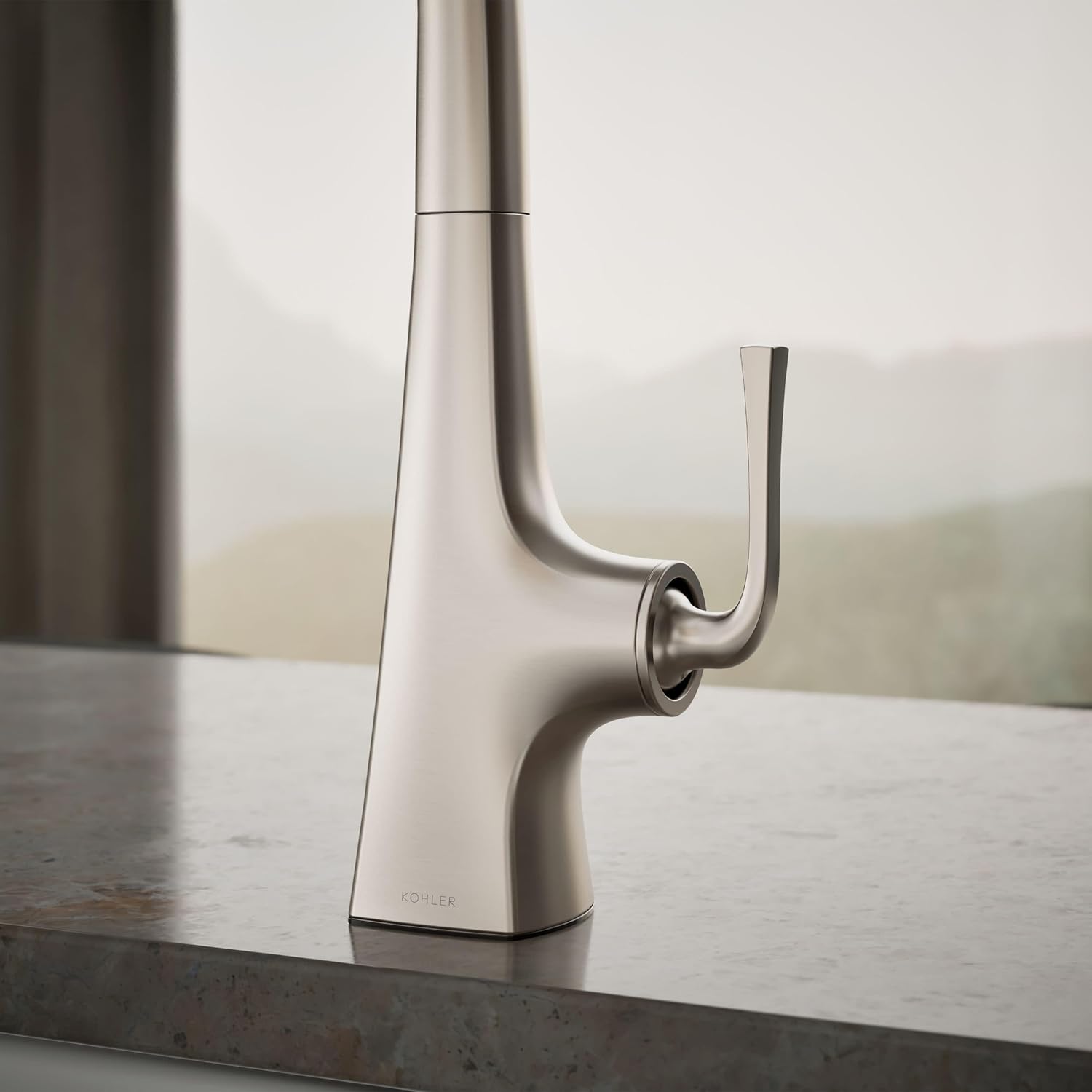 KOHLER Graze 1.5 GPM Single Hole Kitchen Faucet - Includes Side Spray