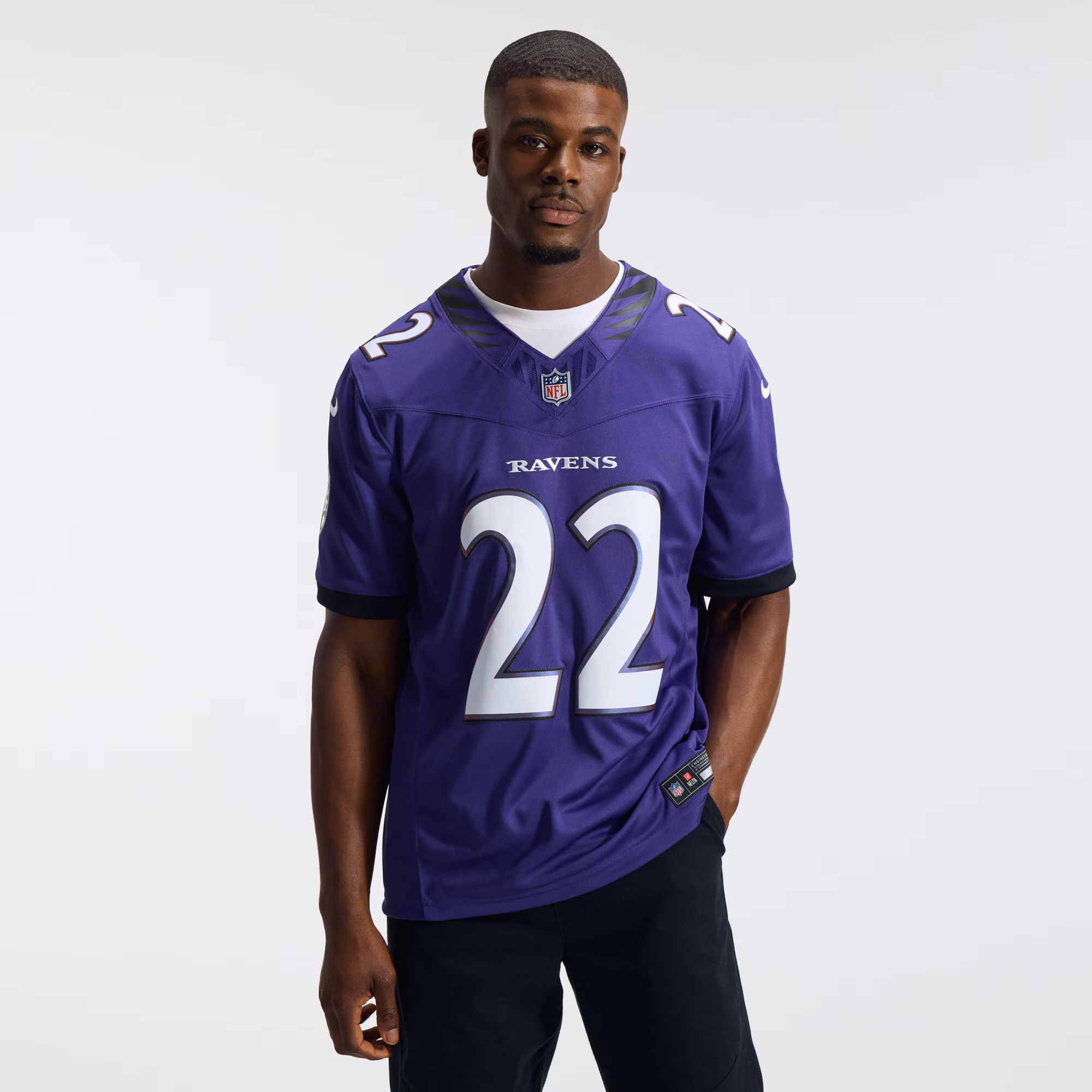 Derrick Henry Baltimore Ravens Nike Vapor F.U.S.E. Stitched Limited Jersey - Purple