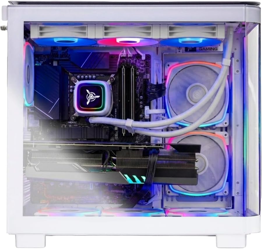 Skytech Gaming King 95 Desktop PC, Ryzen 7 9800X3D 4.7 GHz (5.2 GHz), NVIDIA RTX 5070 Ti 16GB, 1TB Gen4 NVMe SSD, 32GB DDR5 RAM 5600 RGB, 850W Gold ATX 3 PSU, 360mm ARGB AIO, Wi-Fi, Win 11