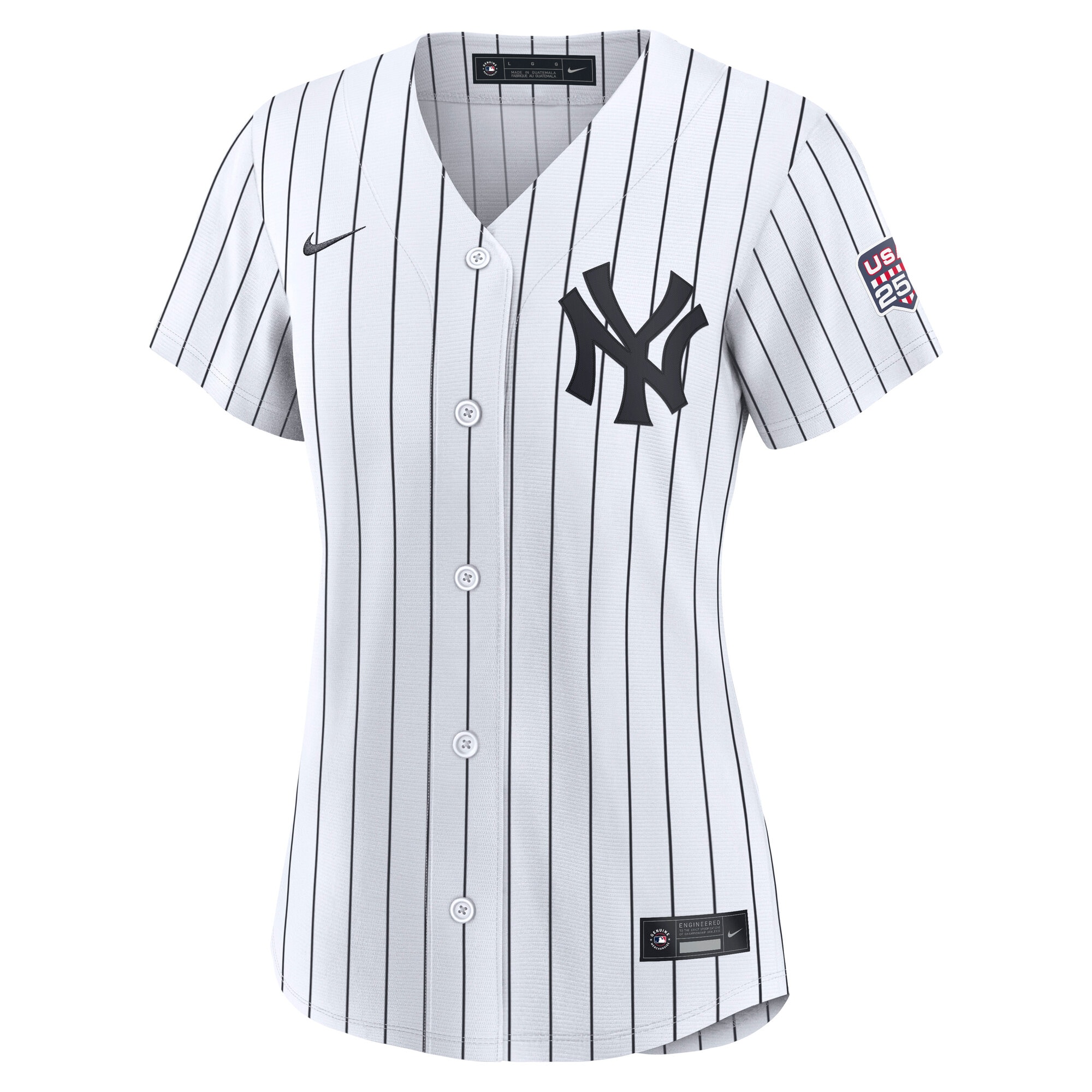Fourth of July Women's New York Yankees Aaron Judge Nike White USA 250 Stadium Jersey