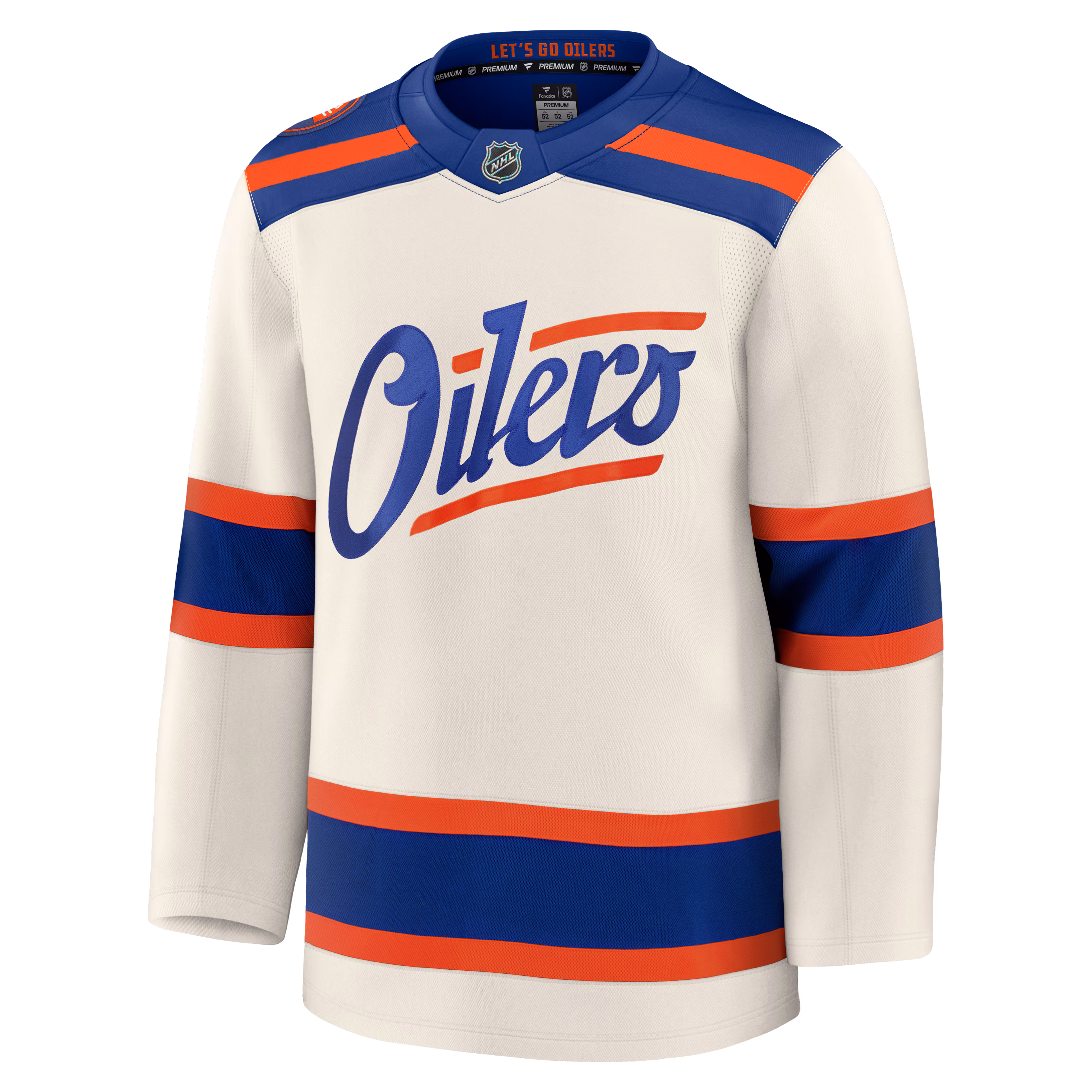 Edmonton Oilers Fanatics Alternate Premium Jersey - Light Beige