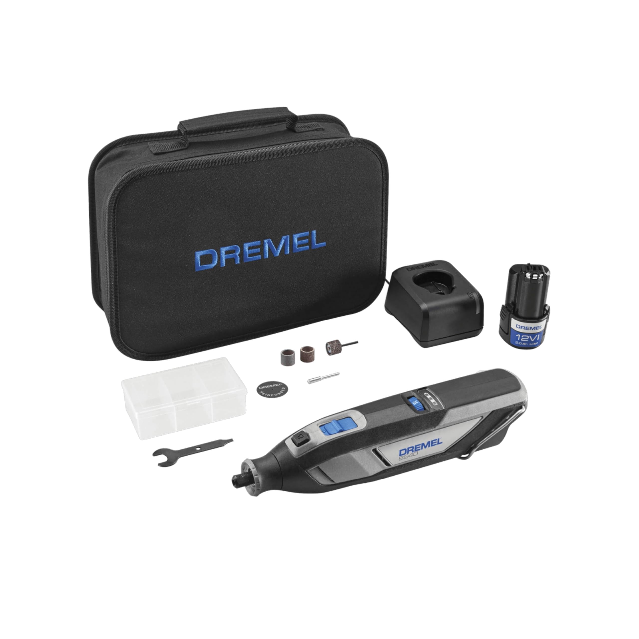 DREMEL 8240-5 12V Rotary Tool Kit with Battery and Accessories