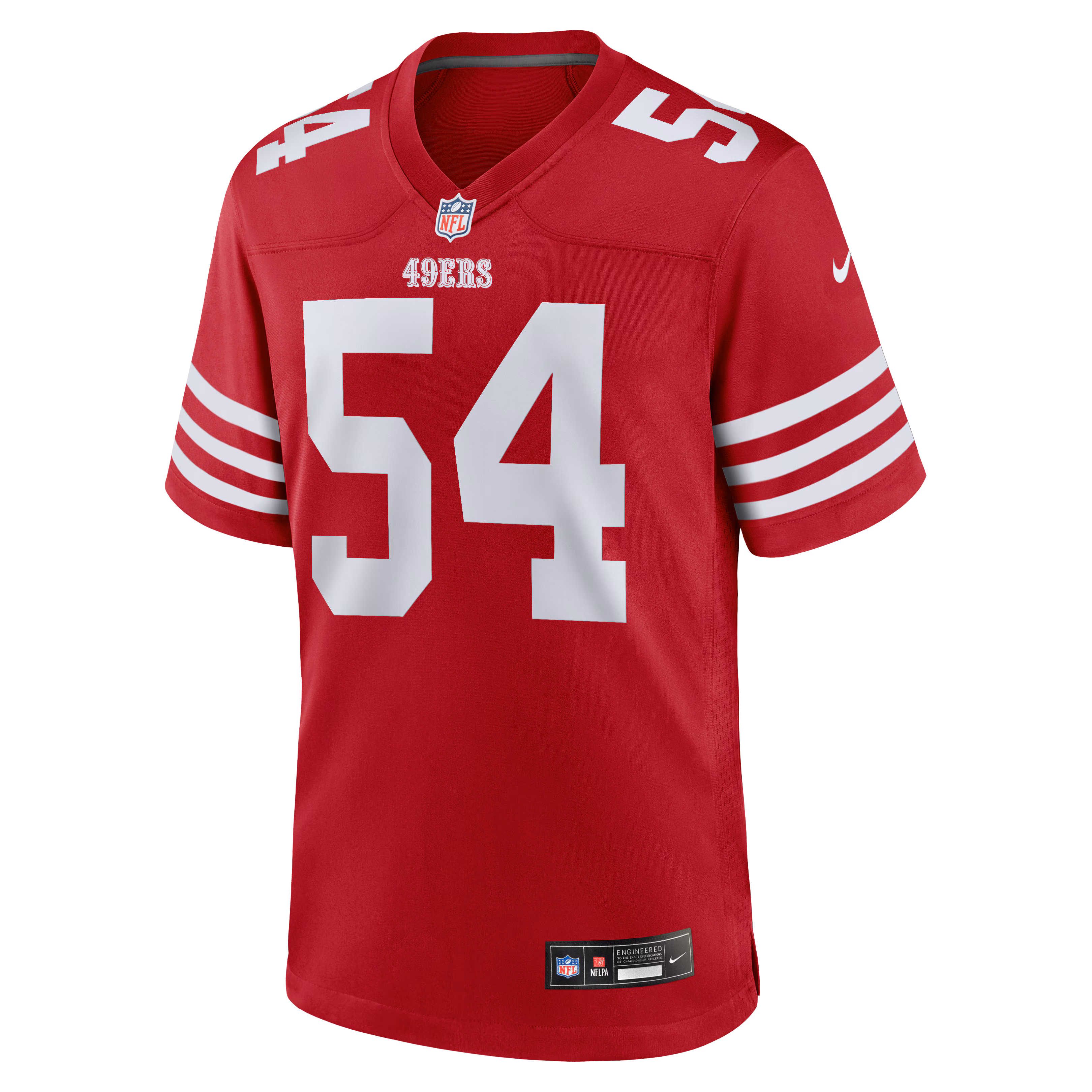Fred Warner San Francisco 49ers Nike Player Game Jersey - Scarlet