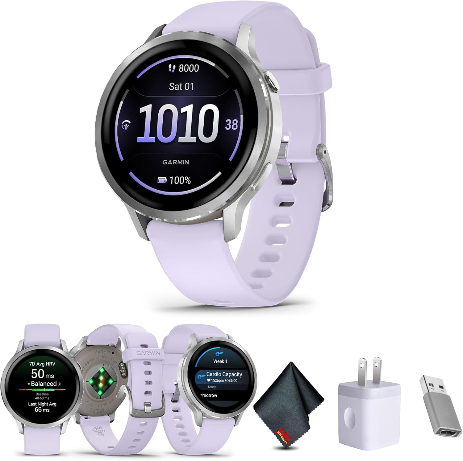 Garmin Venu 4, 41mm, Advanced Fitness Tracker GPS Smartwatch, 1.2