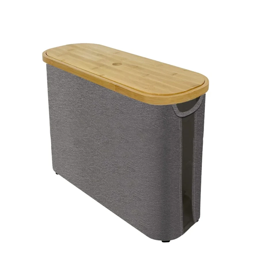 Foldable Storage Box Toilet Paper Storage Basket with Lid Bathroom Organiser