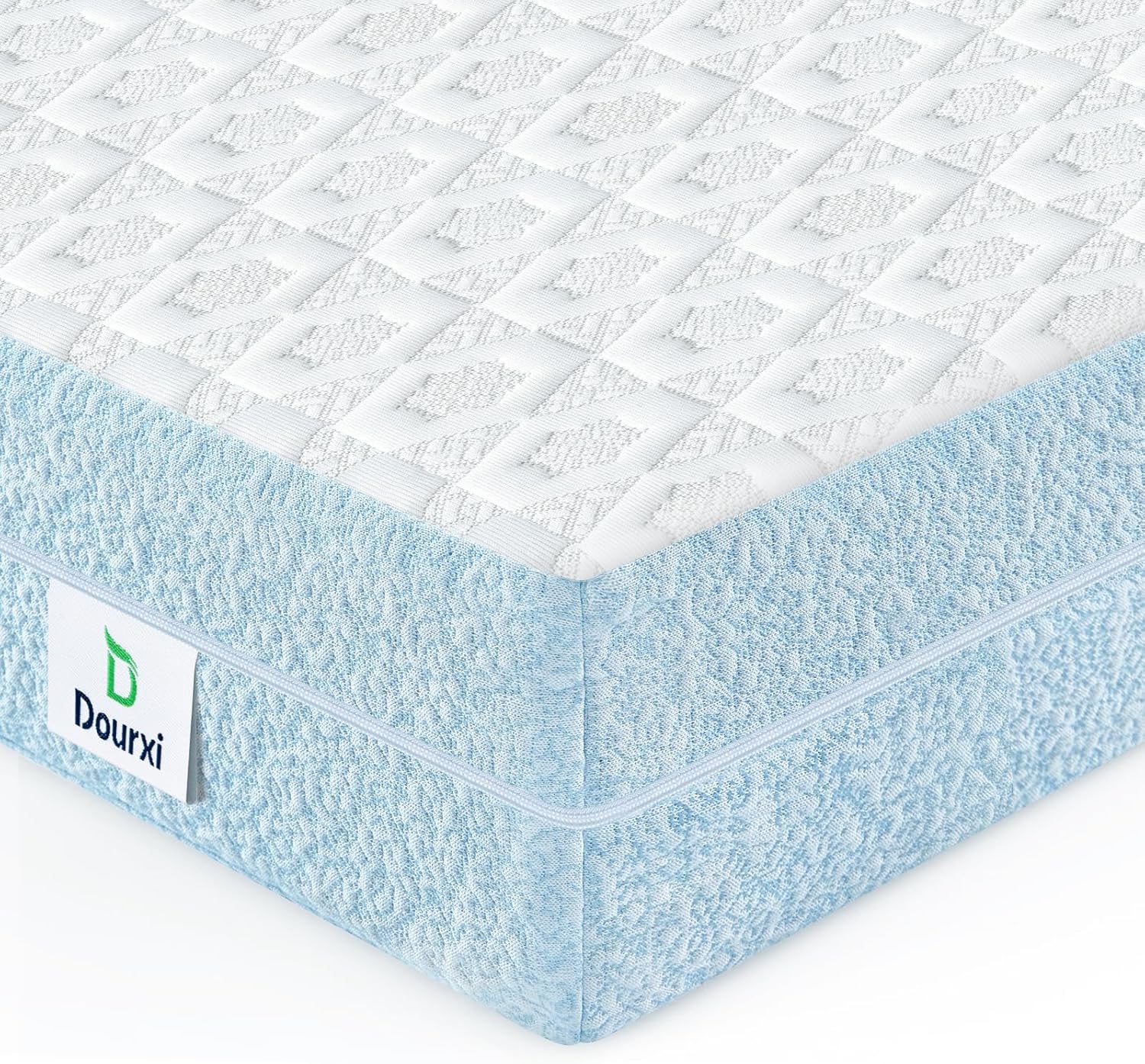 Dourxi Crib Mattress, Dual Firmness Soft & Firm Memory Foam Toddler Mattress with Breathable Washable Cover, CertiPUR-US Certified, Baby Mattresses 52