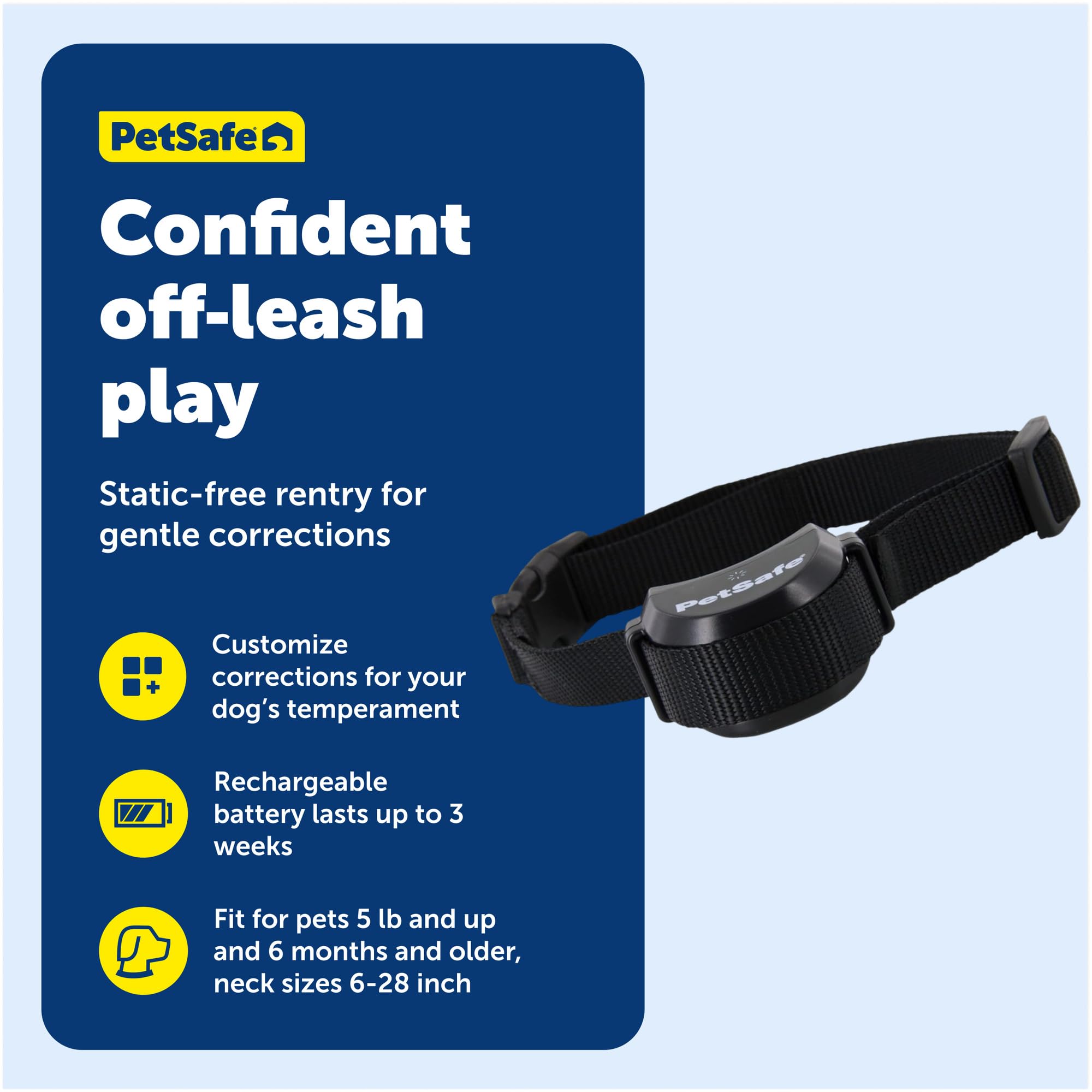 PETSAFE Stay & Play Wireless Fence Receiver Collar - Waterproof