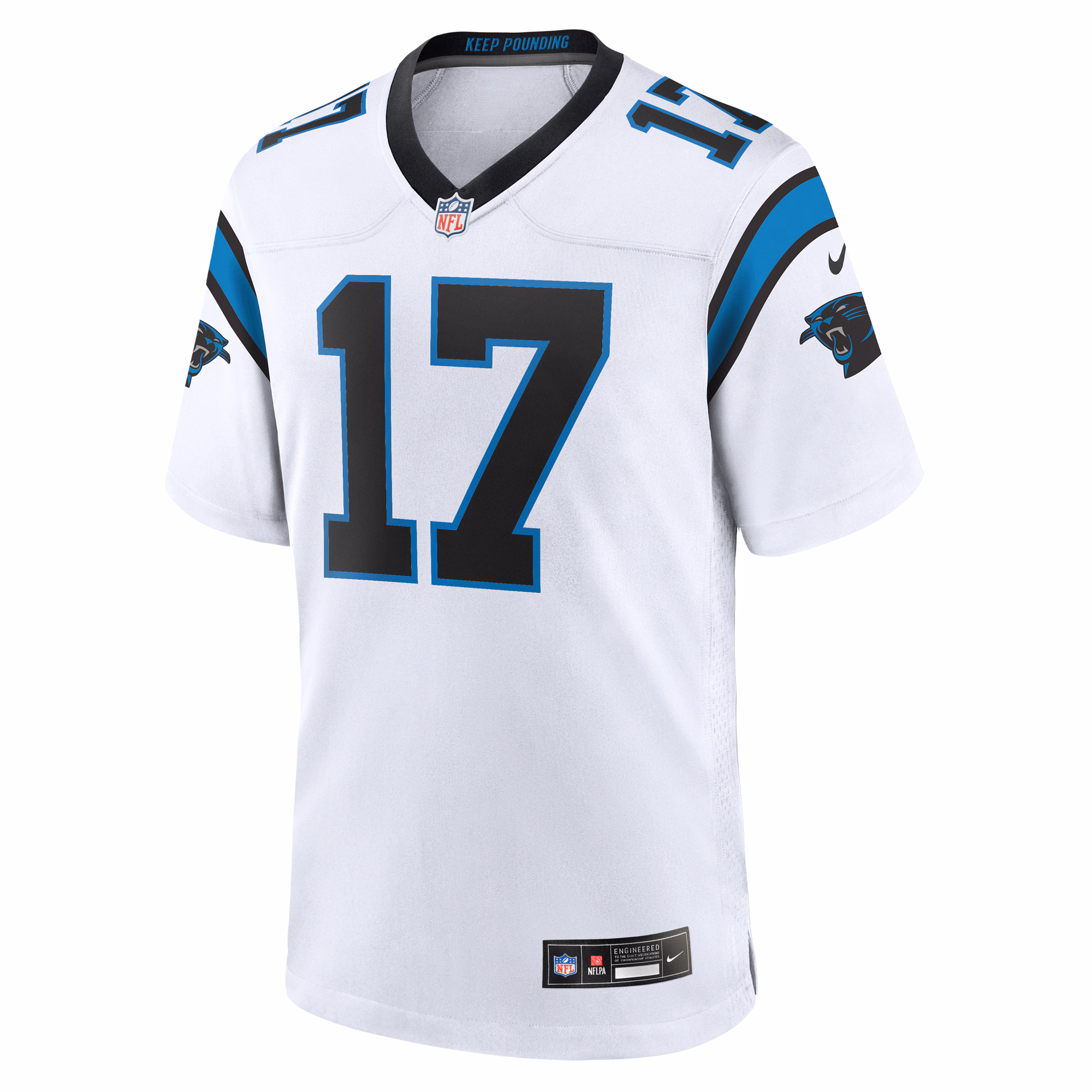 Xavier Legette Carolina Panthers Nike Game Jersey -  White