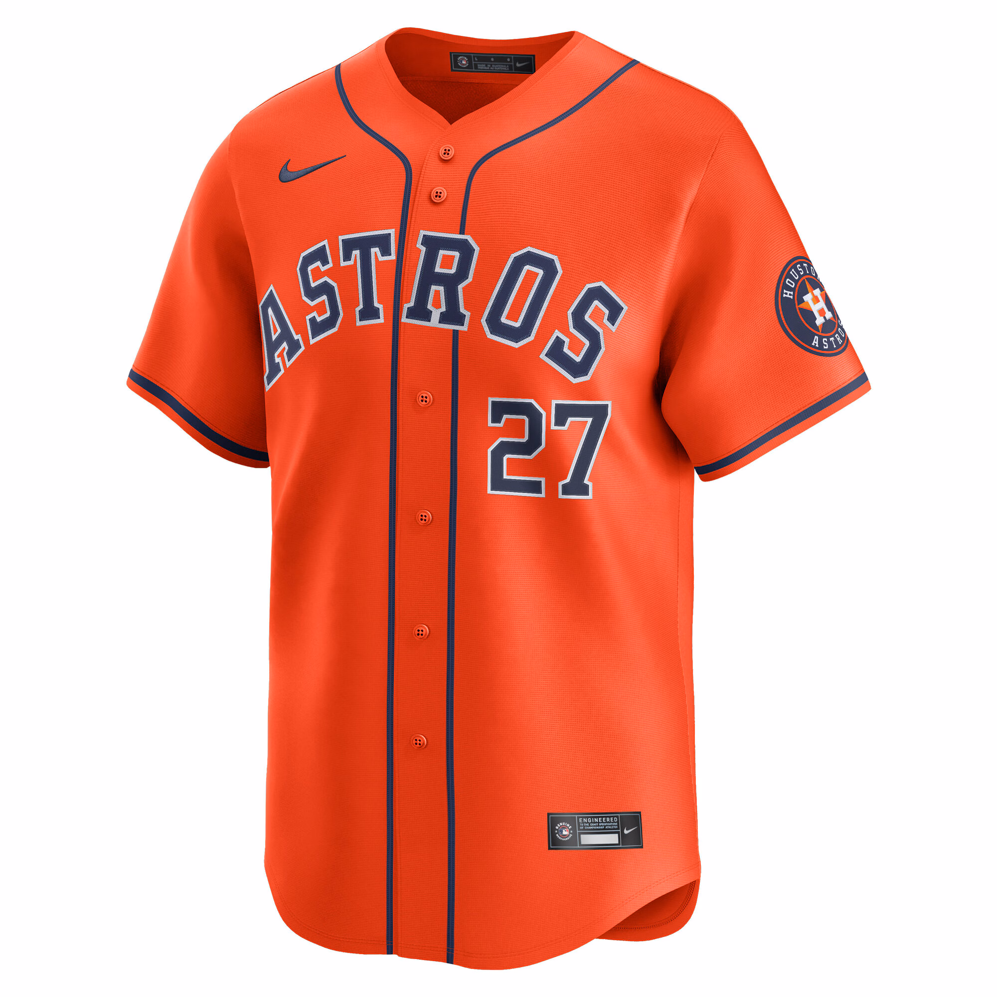Jose Altuve Houston Astros Nike Alternate Limited Player Jersey - Orange