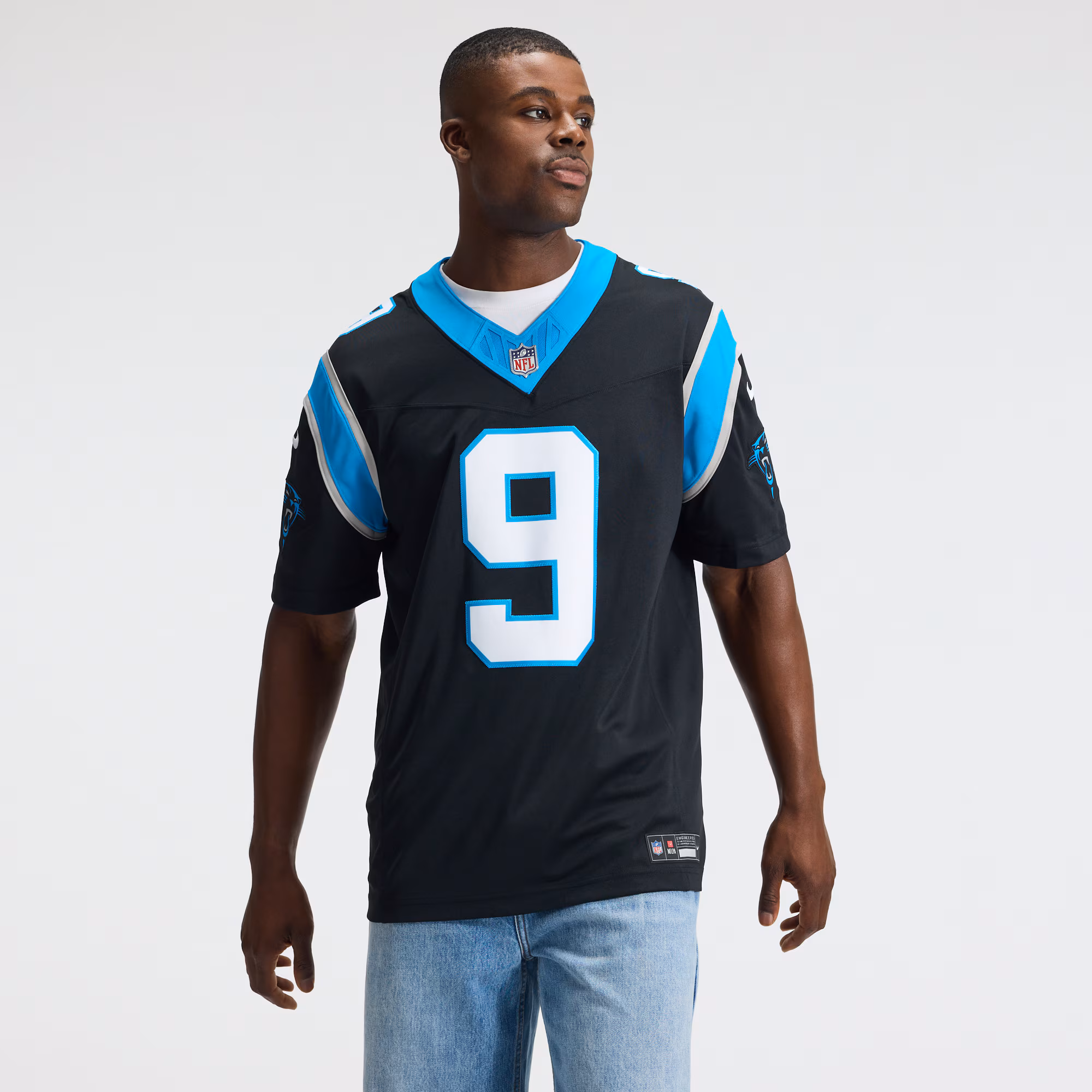 Bryce Young Carolina Panthers Nike Vapor F.U.S.E. Stitched Limited Jersey - Black