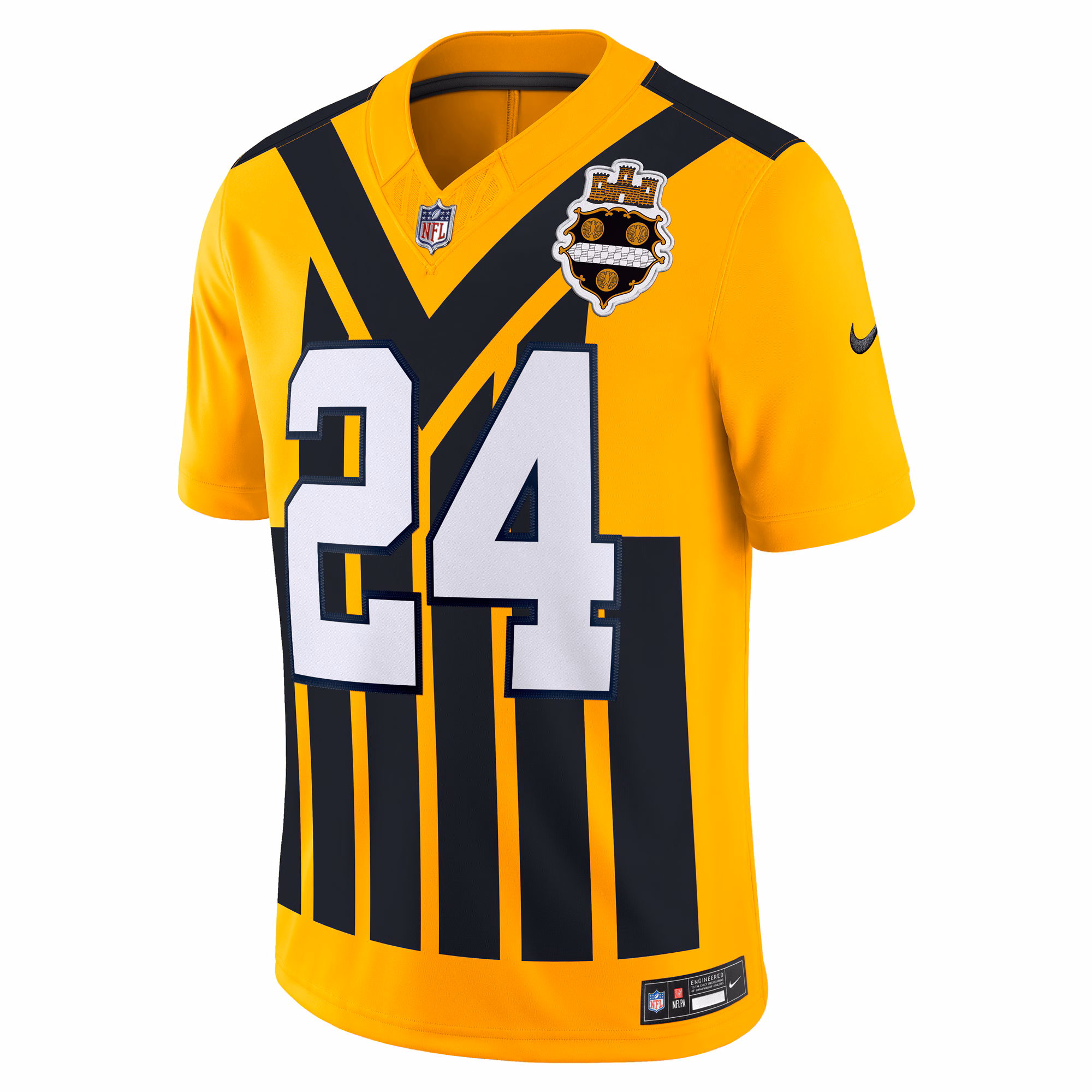 Joey Porter Jr. Pittsburgh Steelers Nike Alternate 1933 Throwback Vapor F.U.S.E. Limited Jersey - Gold